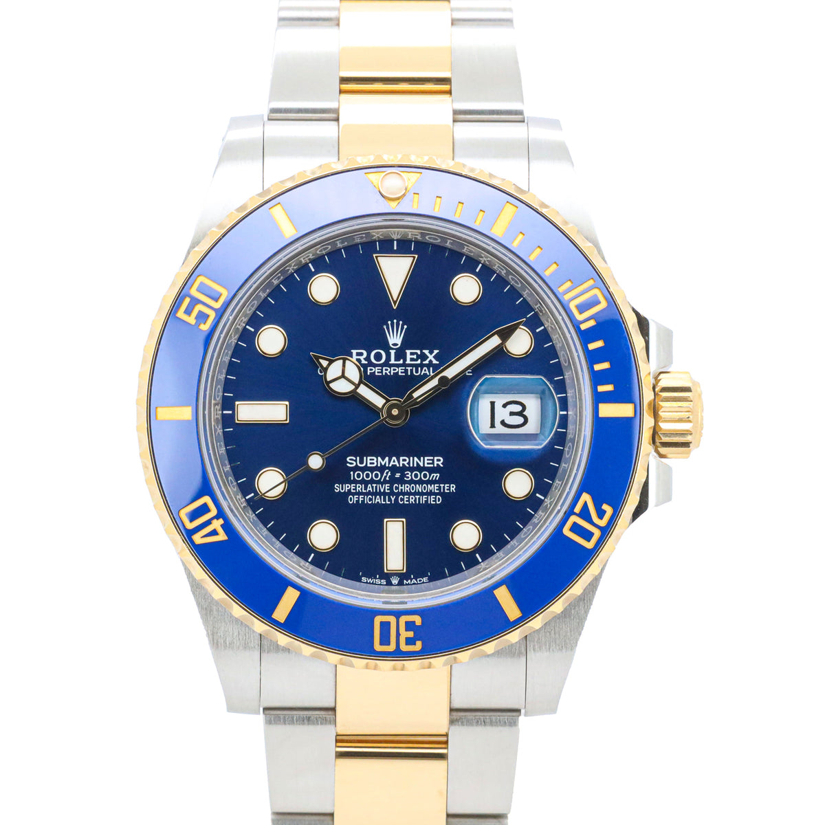 Rolex Submariner Date 126613LB Blusey Stahl/Gold 2023