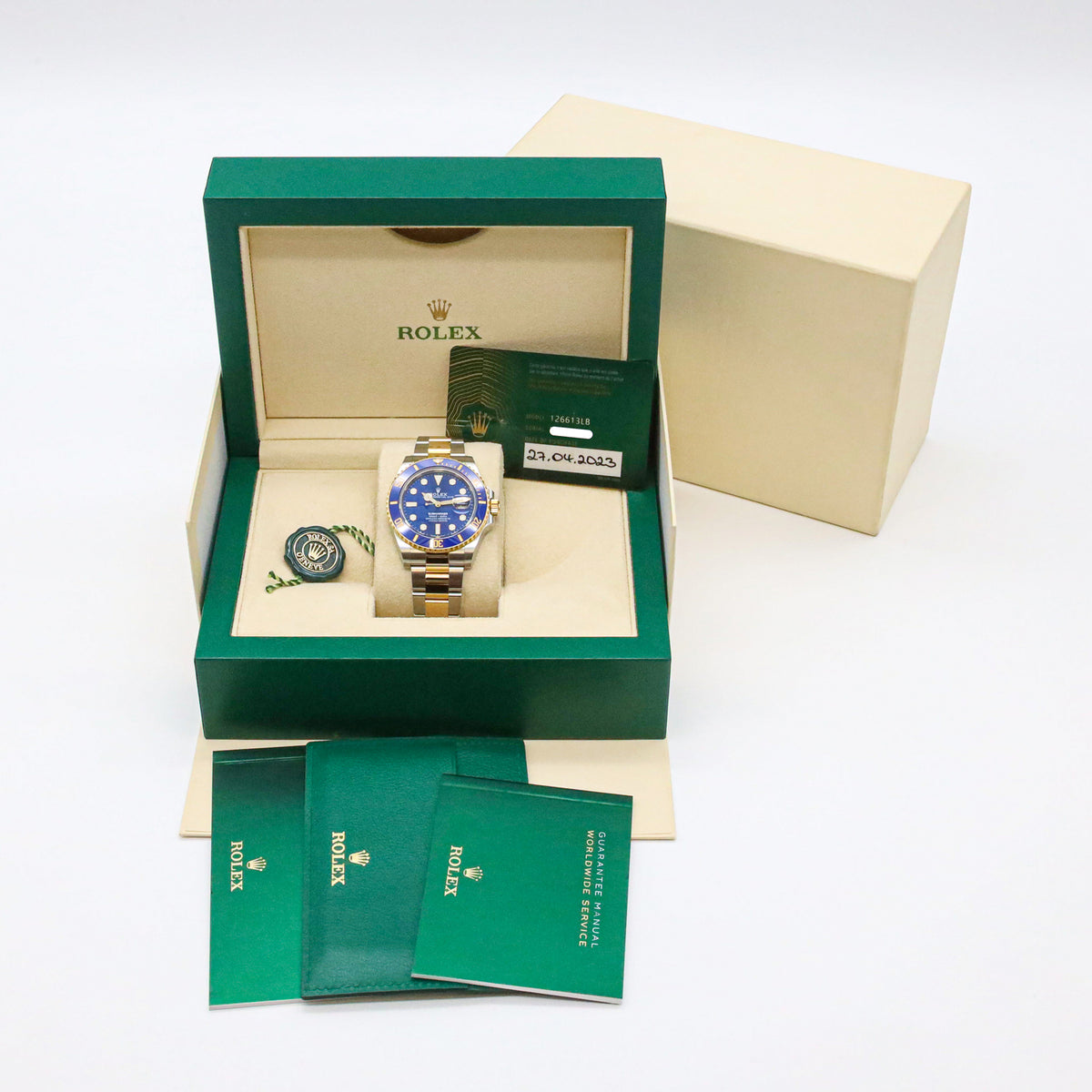 Rolex Submariner Date 126613LB Blusey Stahl/Gold 2023