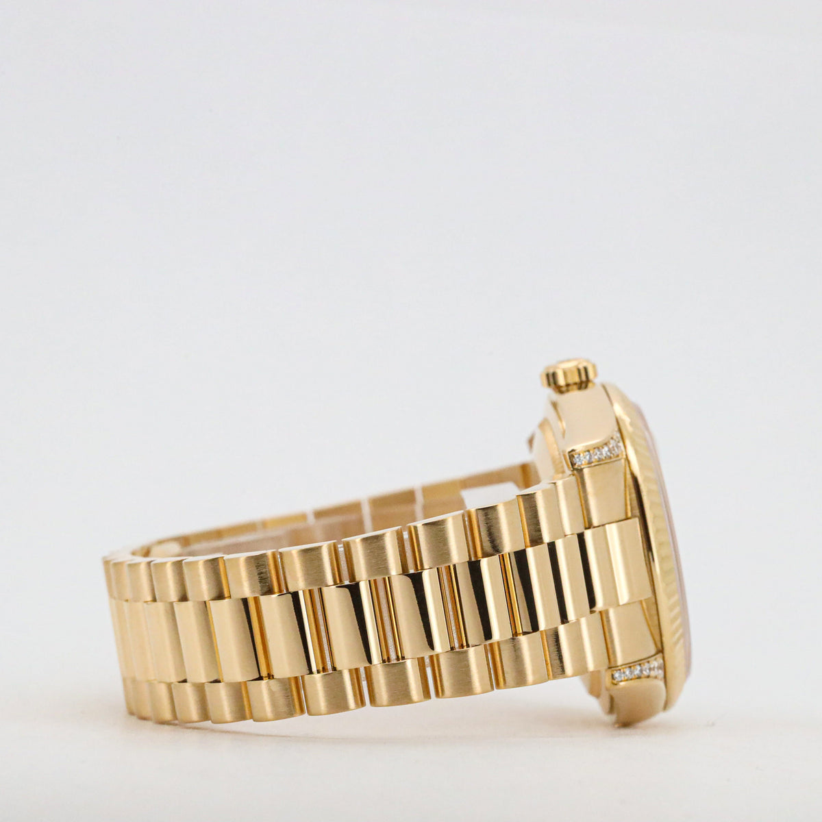 Rolex DayDate 36 118338 President Factory Diamond LC100
