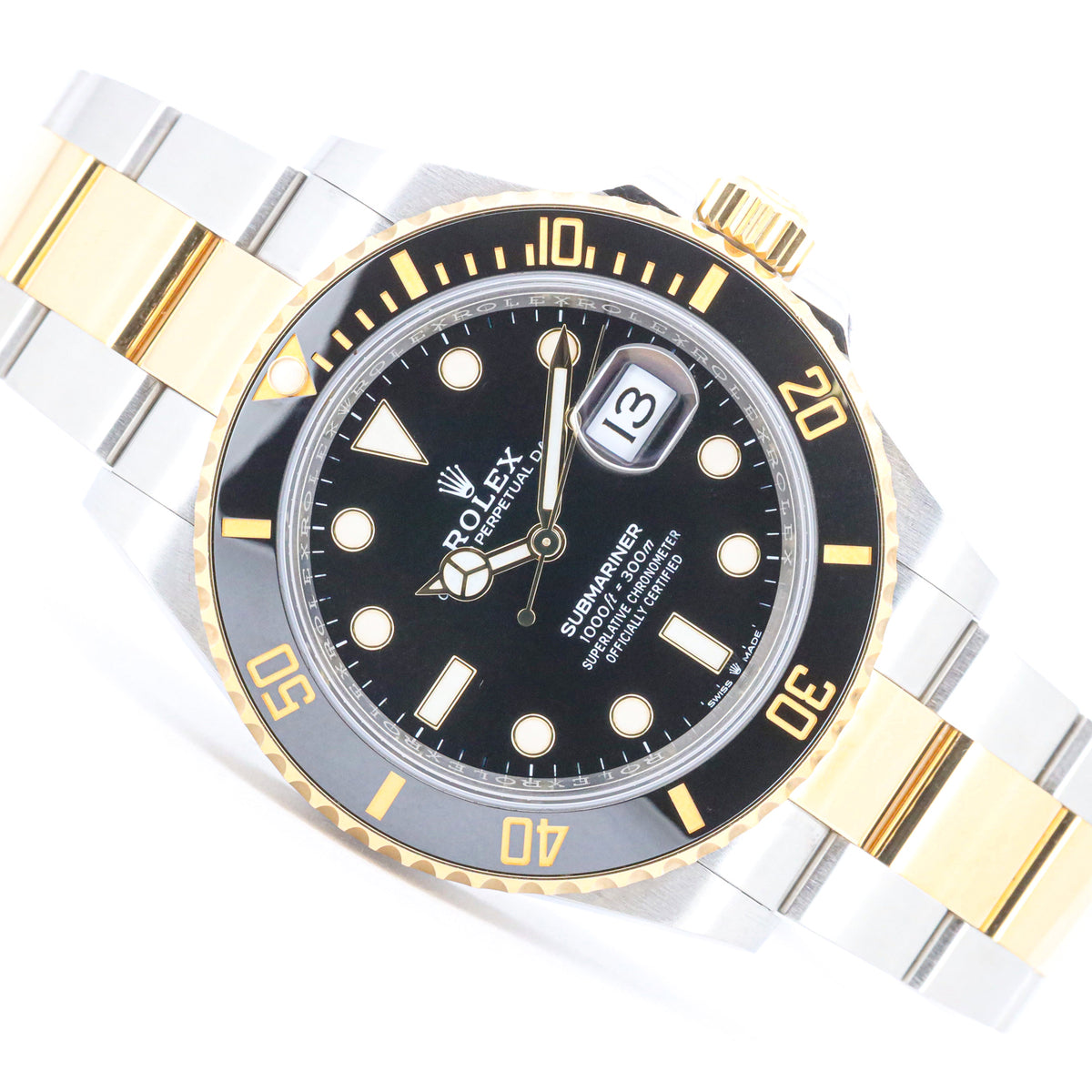 Rolex Submariner Date 41 126613LN Stahl/Gold Automatik