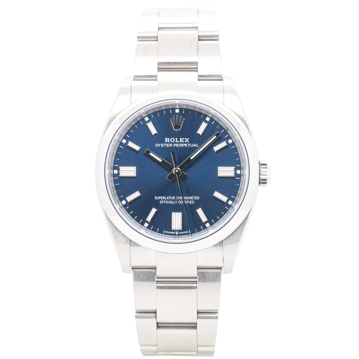 Rolex Oyster Perpetual 36 126000 Blue Dial Edelstahl Automatik 2022
