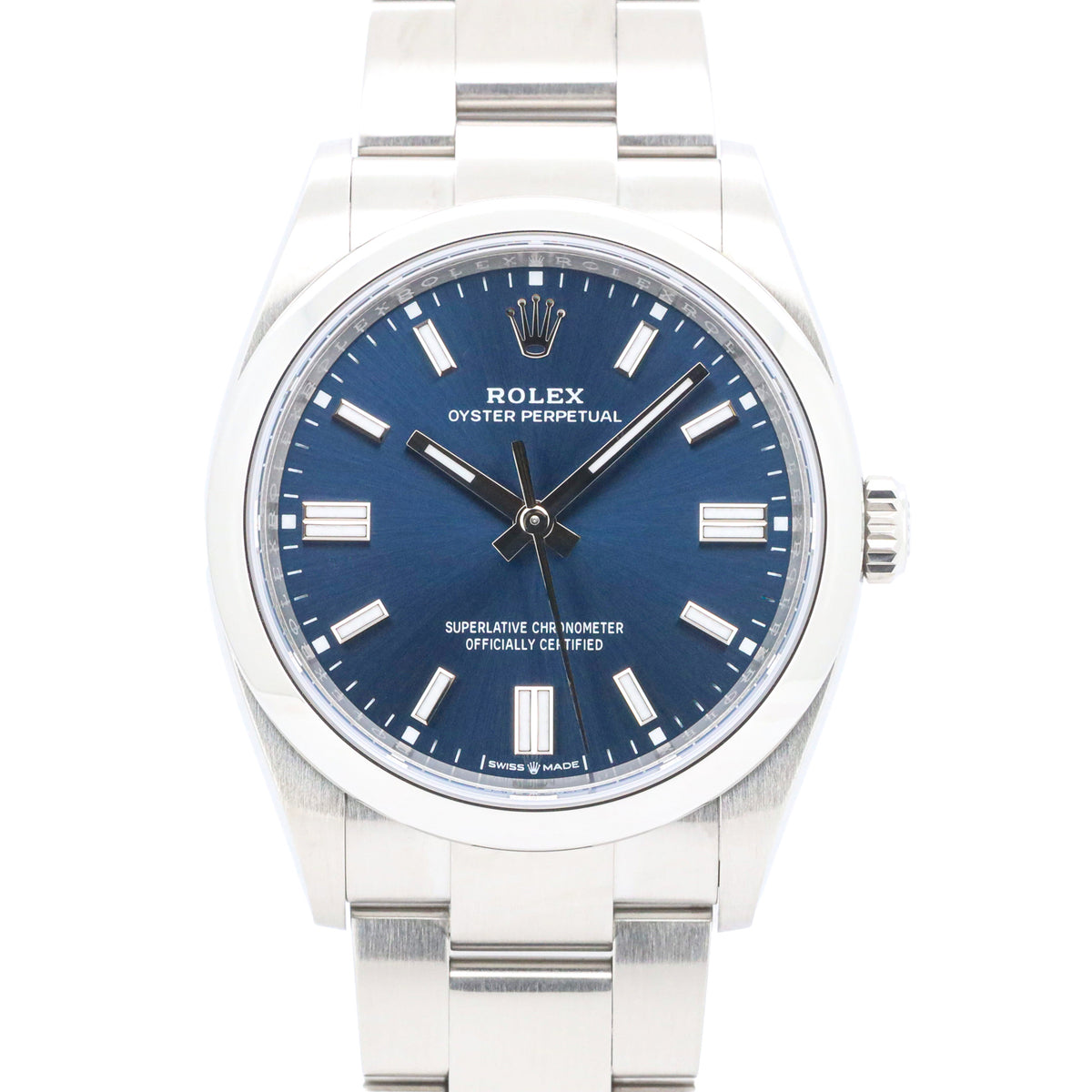 Rolex Oyster Perpetual 36 126000 Blue Dial Edelstahl Automatik 2022