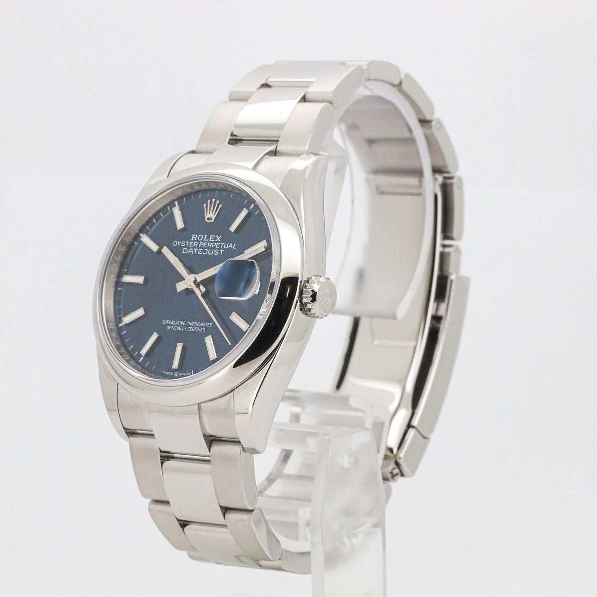 Rolex Datejust 36mm 126200 Blue Dial Edelstahl Automatik 2022
