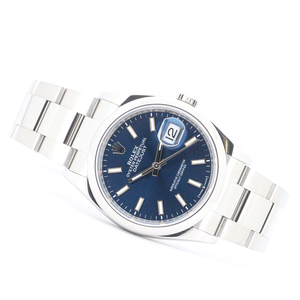 Rolex Datejust 36mm 126200 Blue Dial Edelstahl Automatik 2022