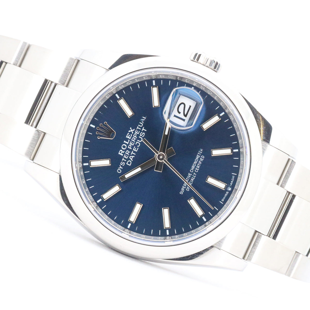 Rolex Datejust 36mm 126200 Blue Dial Edelstahl Automatik 2022