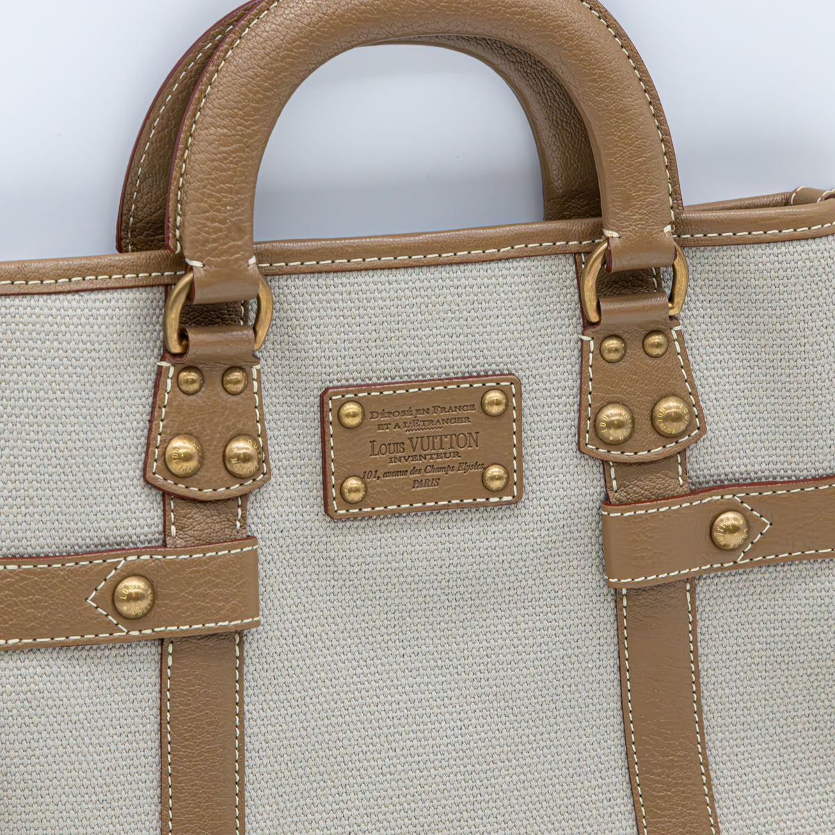 Louis Vuitton Trianon Poids Plume PM Handtasche Canvas Leder Limited Edition