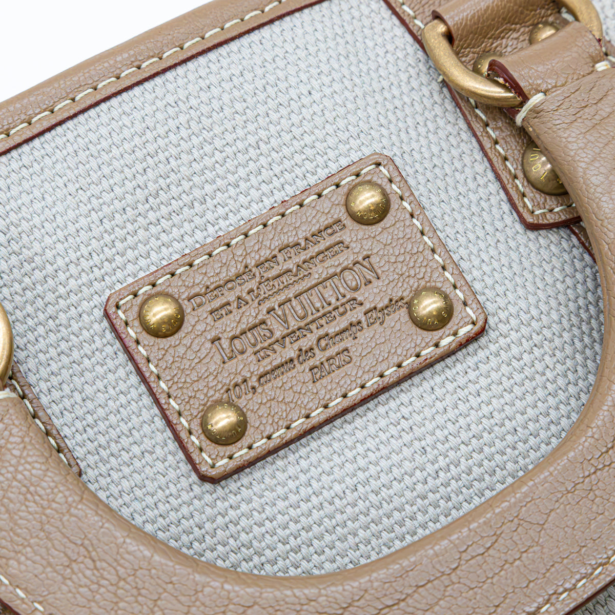 Louis Vuitton Trianon Poids Plume PM Handtasche Canvas Leder Limited Edition