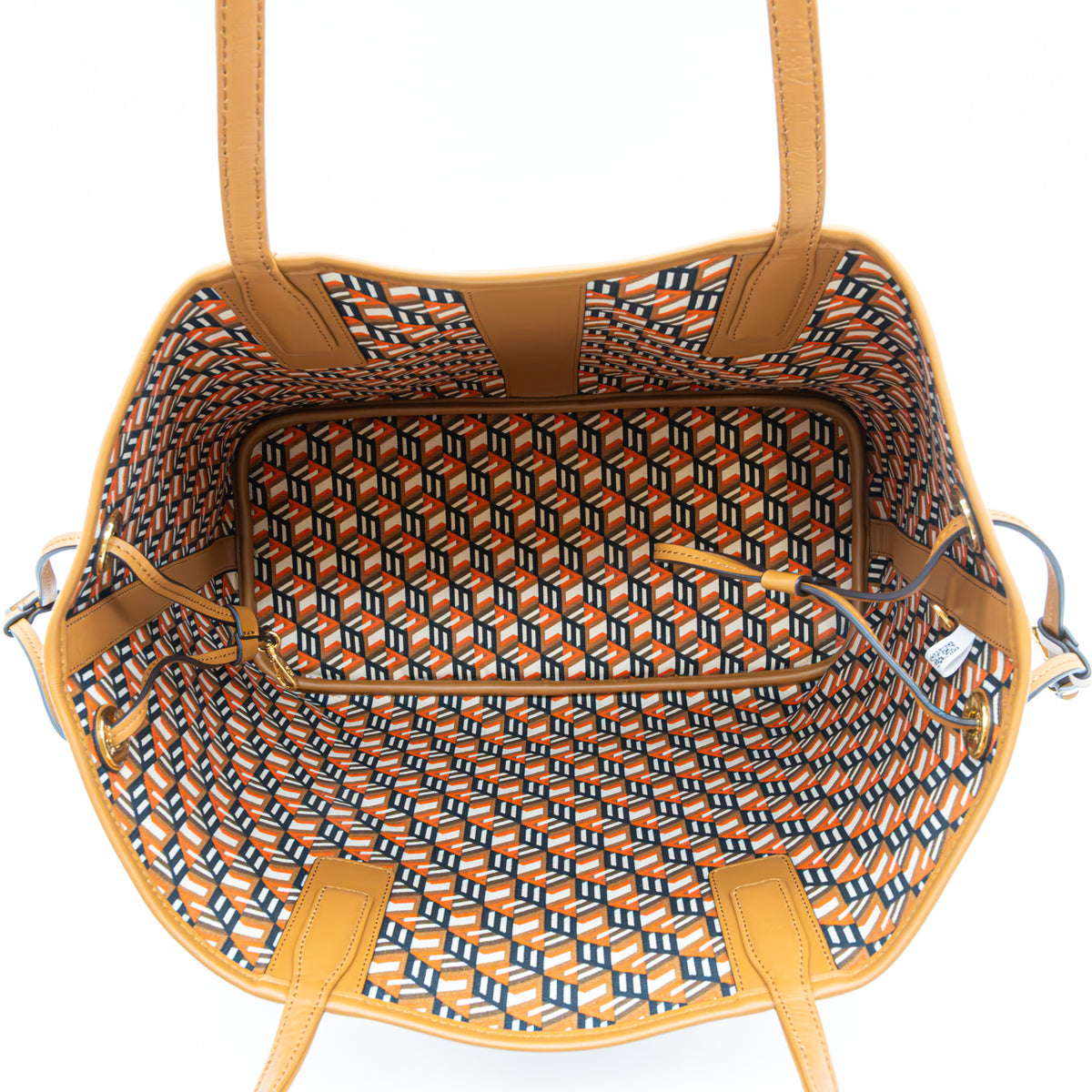 MCM Liz Wendeshopper Medium Visetos Cognac Shopper Tote Bag mit Pochette AVS19004