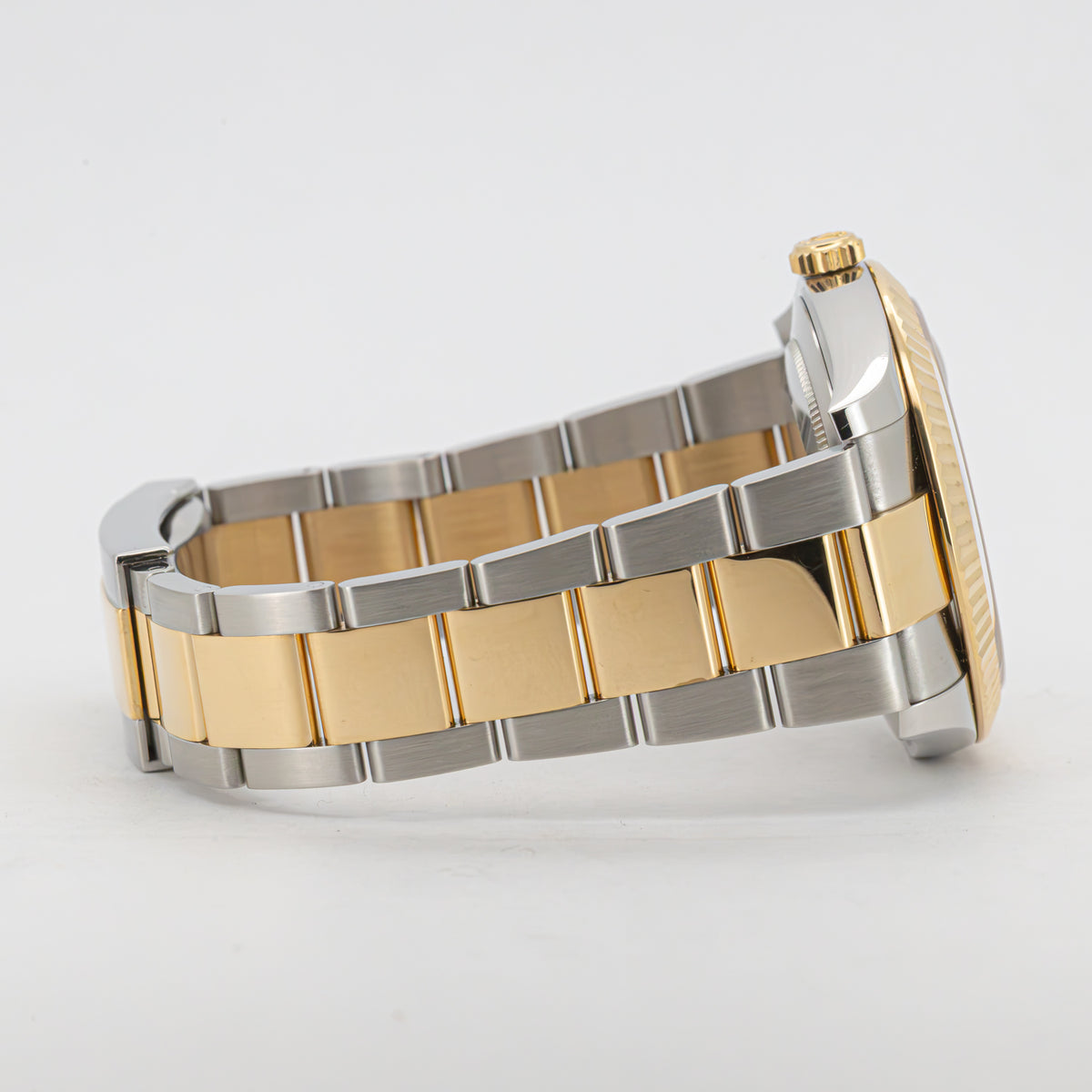 Rolex Datejust 41 126333 Oyster Stahl Gold Diamond Dial Automatik LC100