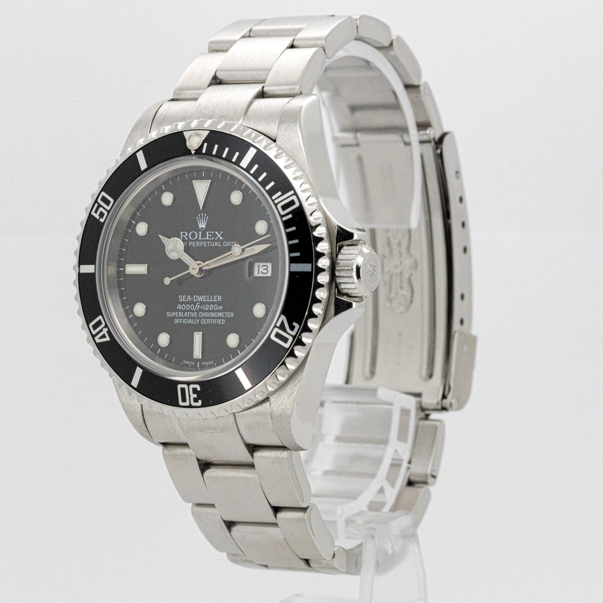 Rolex Sea-Dweller 4000 16600T 40mm Edelstahl No Holes 2008 Dif X