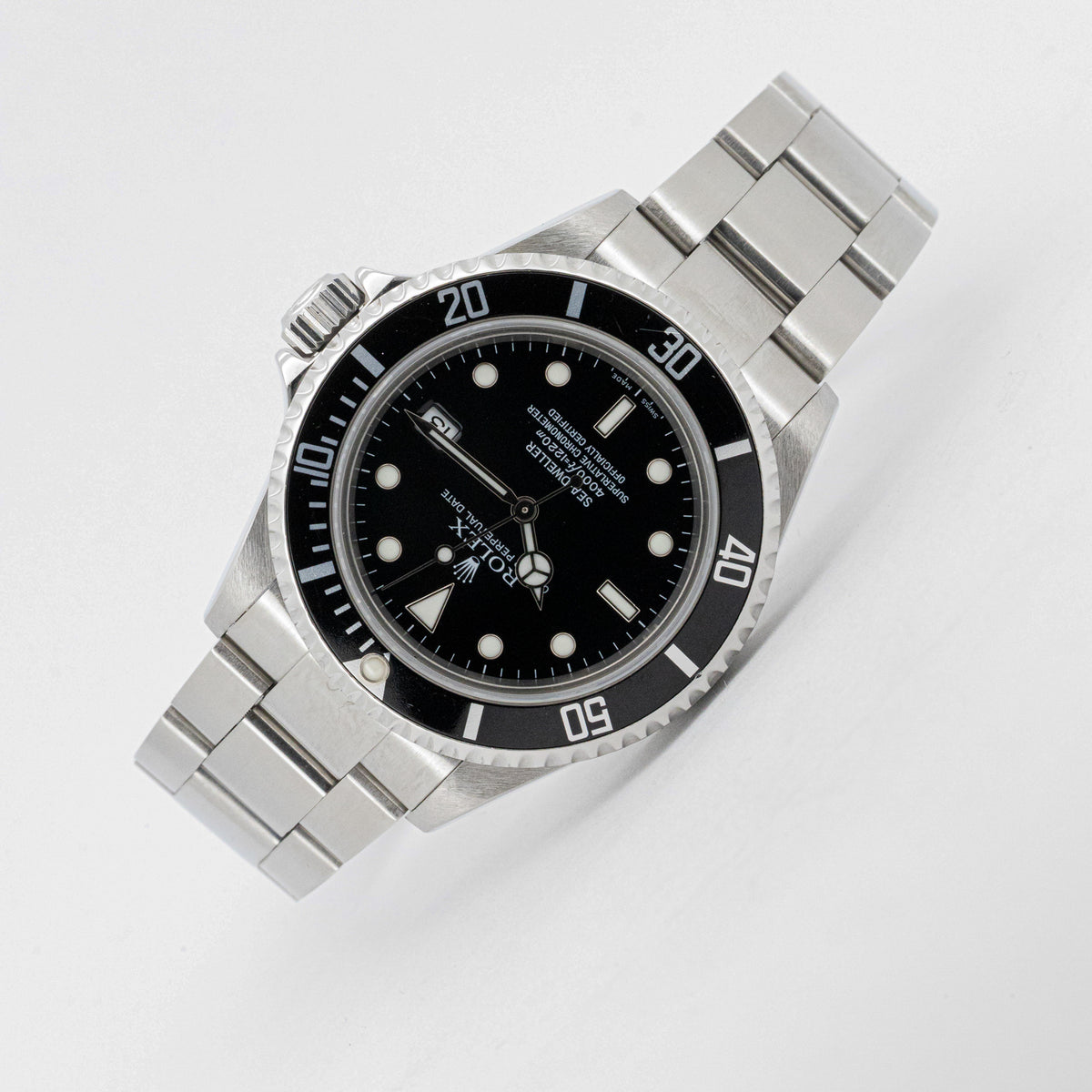 Rolex Sea-Dweller 4000 16600T 40mm Edelstahl No Holes 2008 Dif X