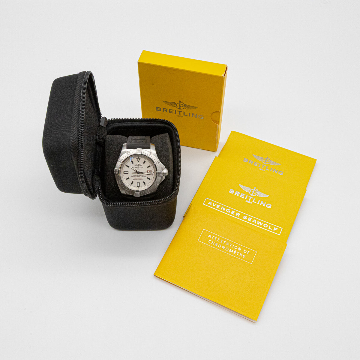 Breitling Avenger Seawolf A17330 45mm Edelstahl Kautschuk Dif33464 X