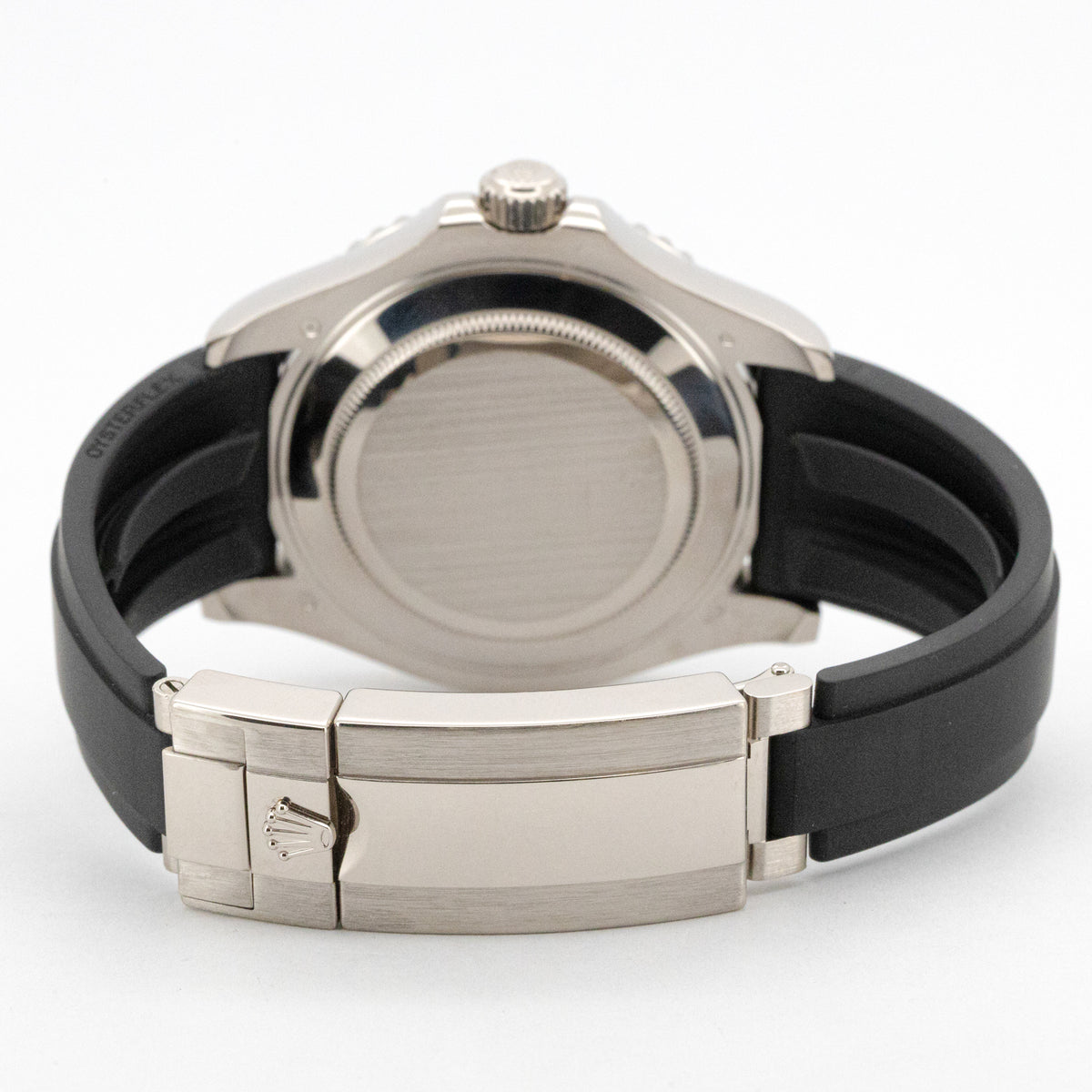 Rolex Yacht-Master 42mm 226659 Oysterflex White Gold Black Dial B&P