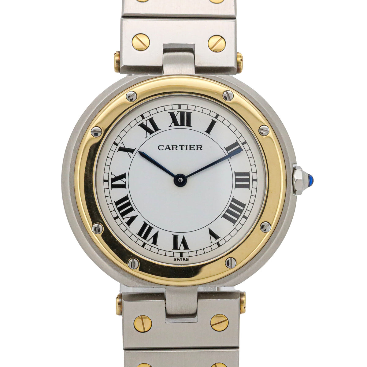 Cartier Santos Vendome 81912 33mm Stahl-Gold Quarz Dif 31853