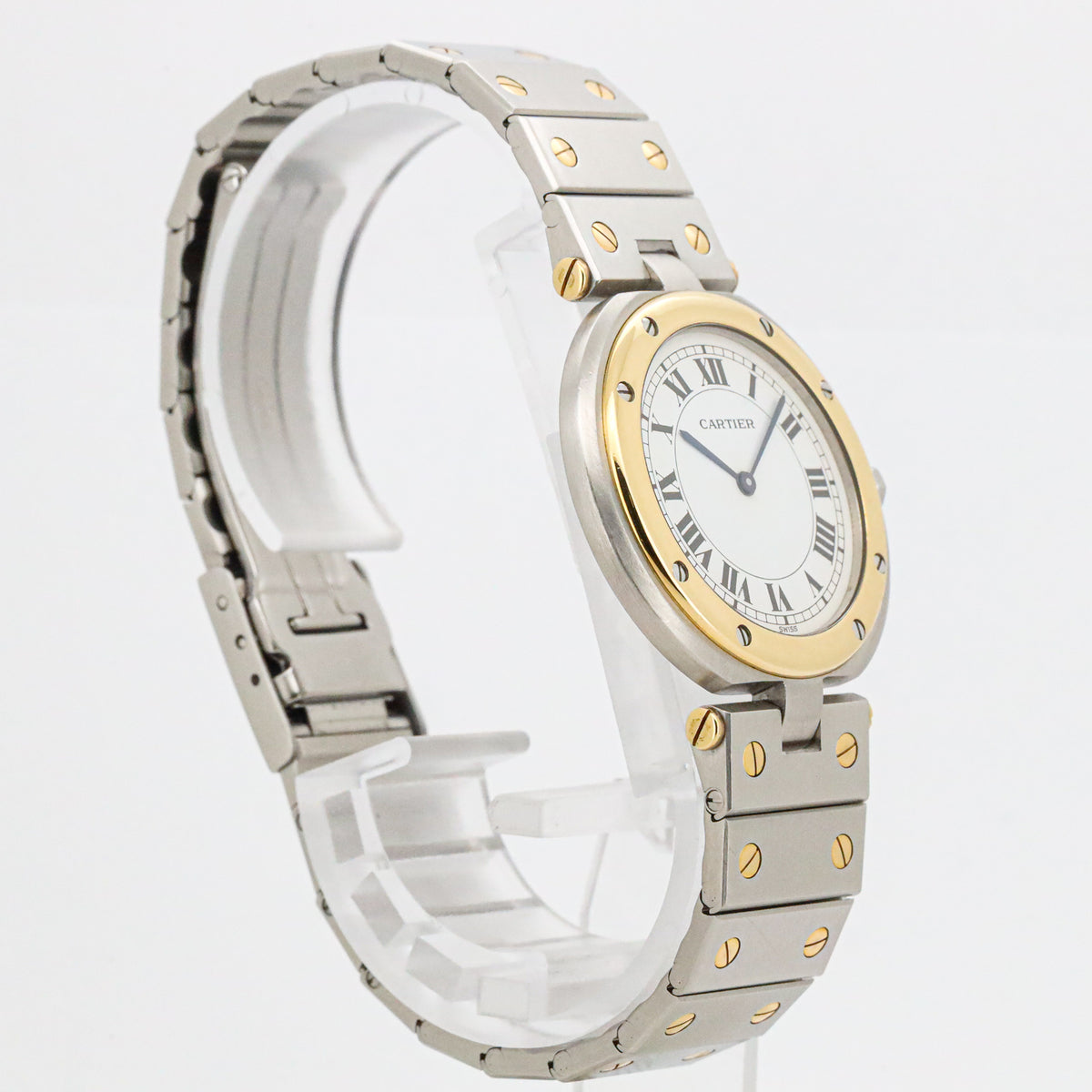 Cartier Santos Vendome 81912 33mm Stahl-Gold Quarz Dif 31853