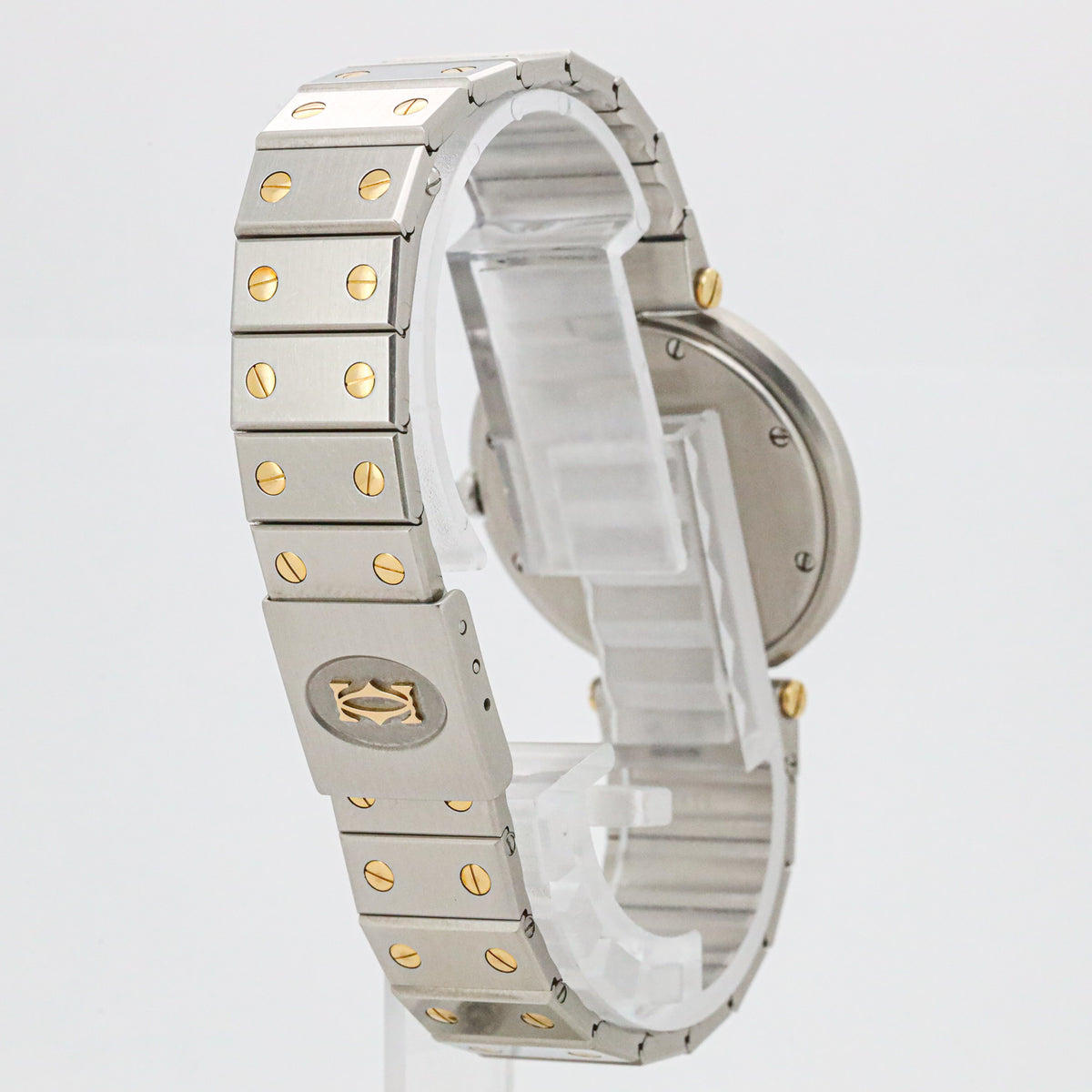 Cartier Santos Vendome 81912 33mm Stahl-Gold Quarz Dif 31853