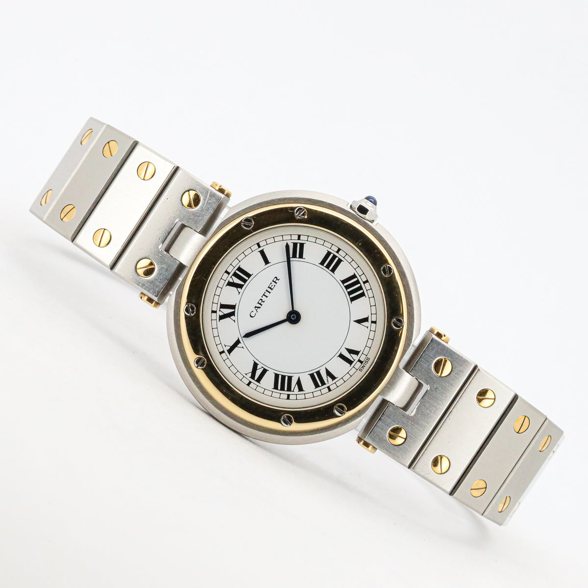 Cartier Santos Vendome 81912 33mm Stahl-Gold Quarz Dif 31853