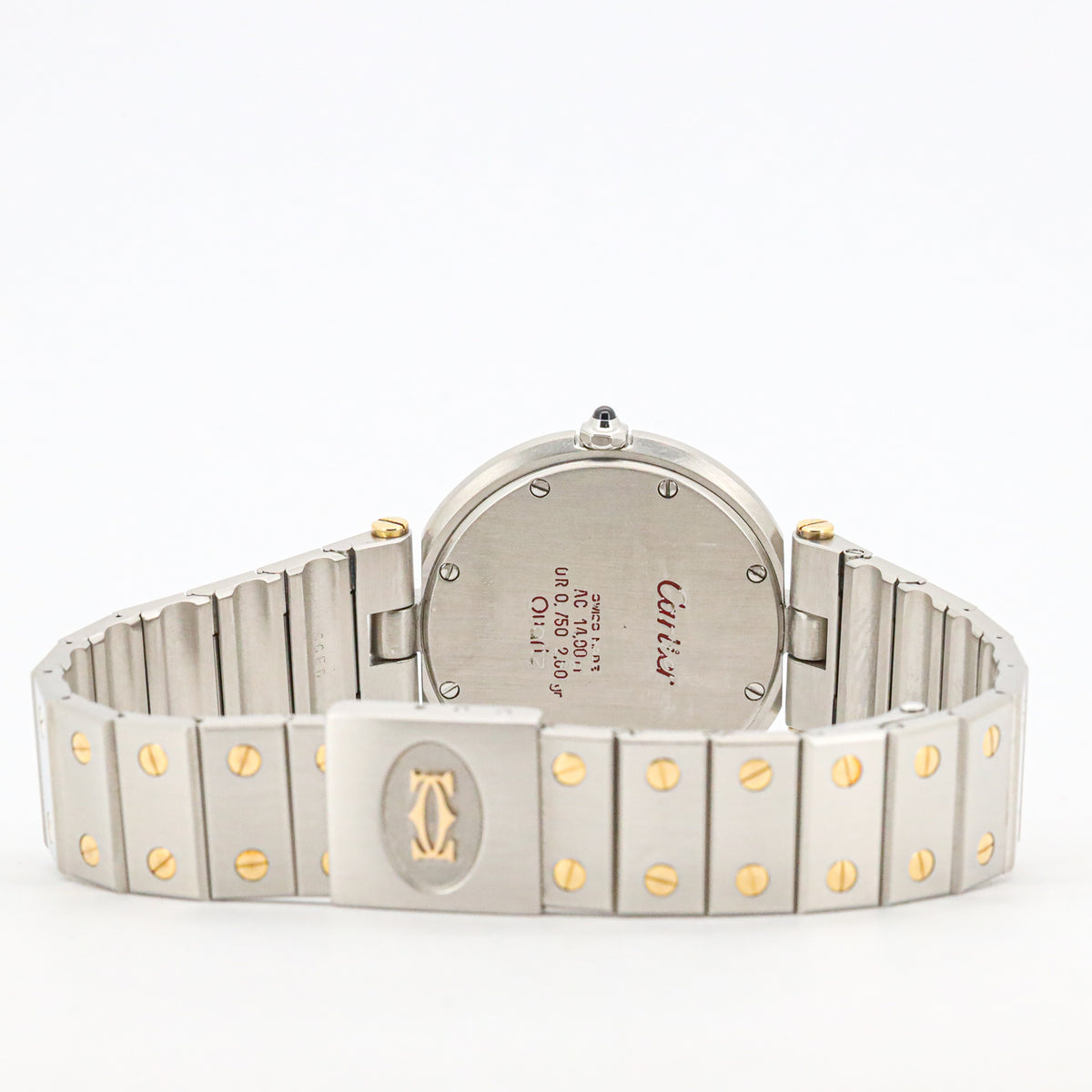 Cartier Santos Vendome 81912 33mm Stahl-Gold Quarz Dif 31853