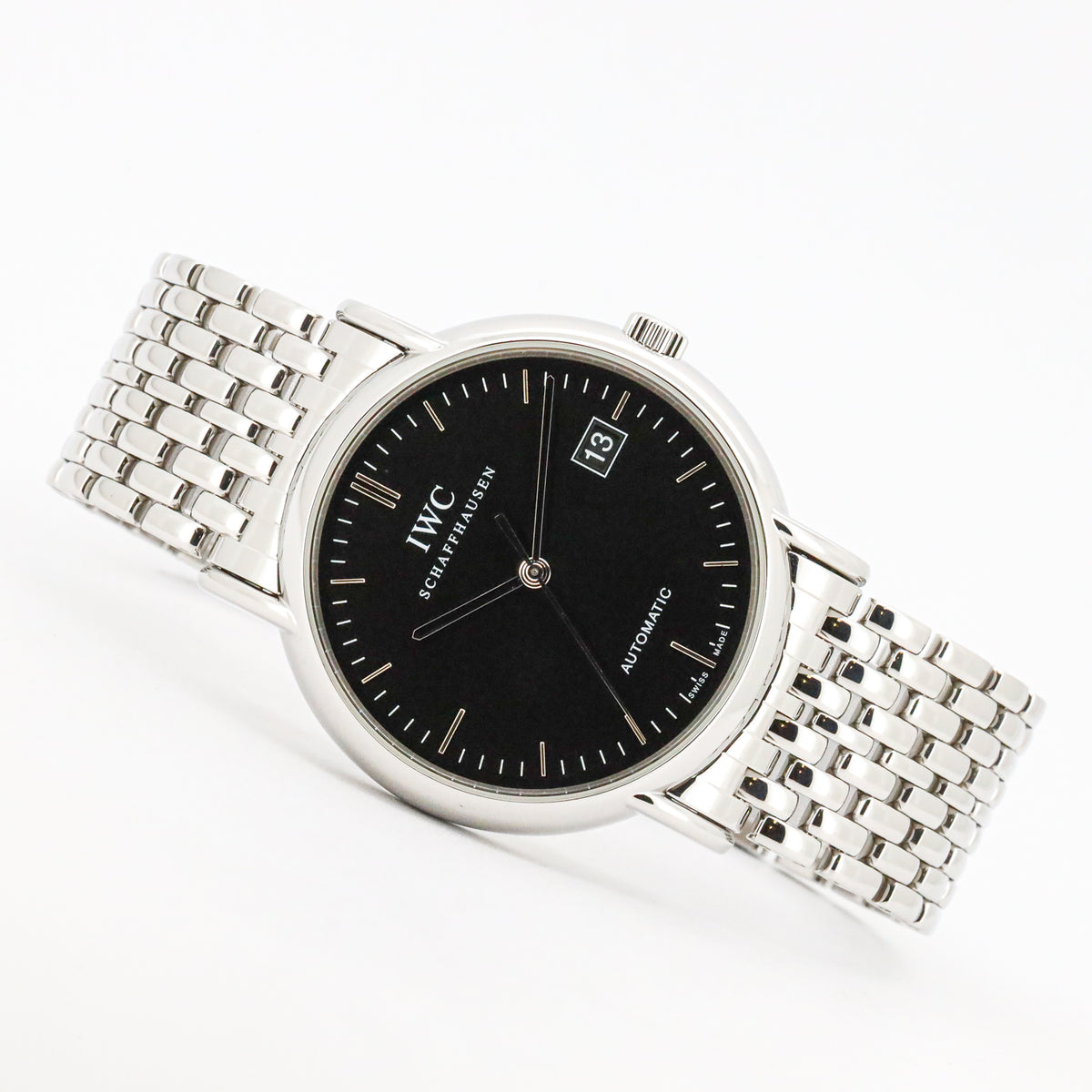 IWC Portofino 38 Automatic 3533 Date Edelstahl X