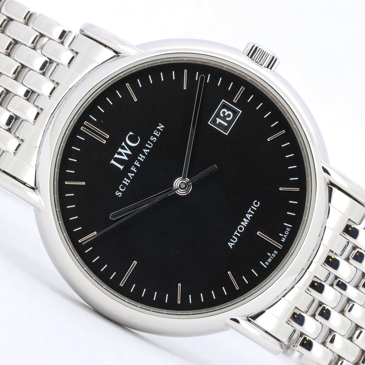IWC Portofino 38 Automatic 3533 Date Edelstahl X