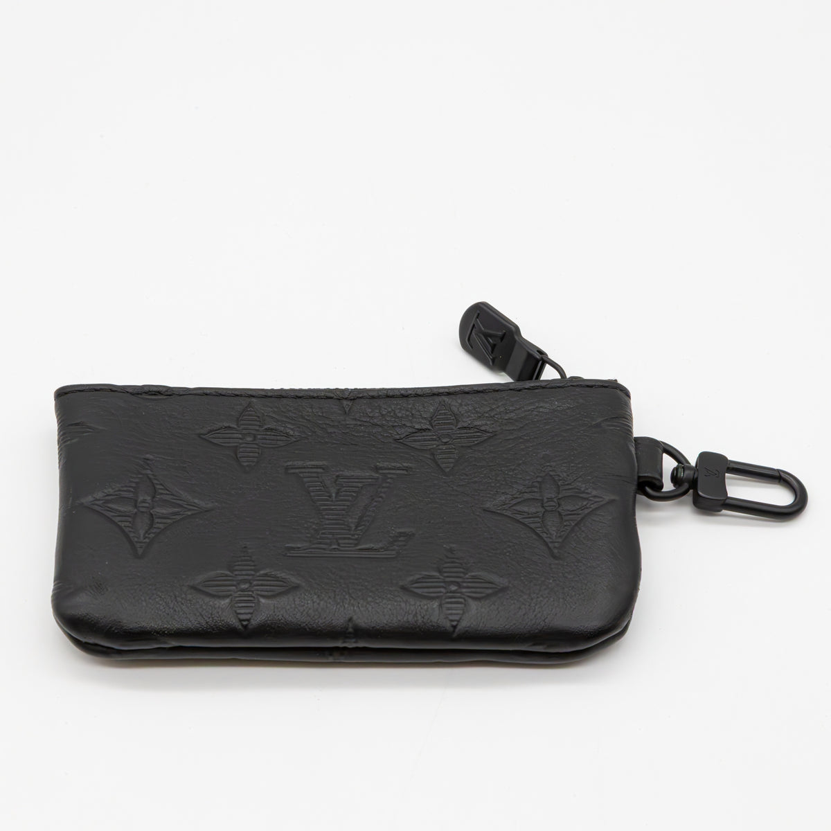 Louis Vuitton Trio Messenger M46602 Monogram Shadow Leder Schwarz Crossbody Bag