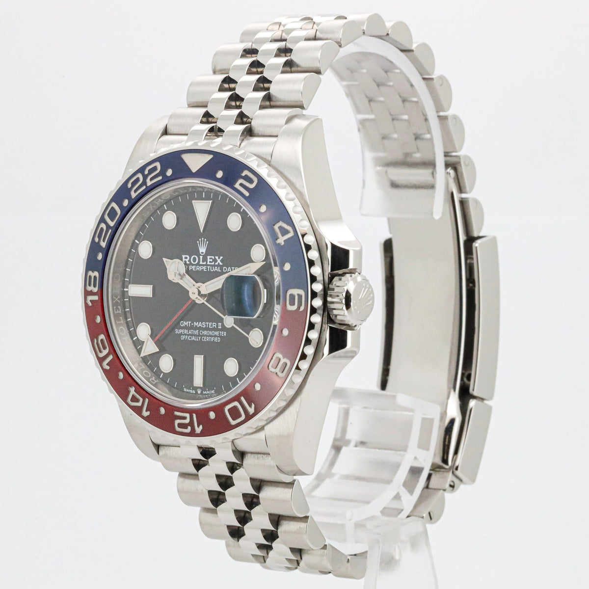 Rolex GMT-Master II 40 126710BLRO Pepsi Jubilee Edelstahl Automatik B&P DifFR19576 X