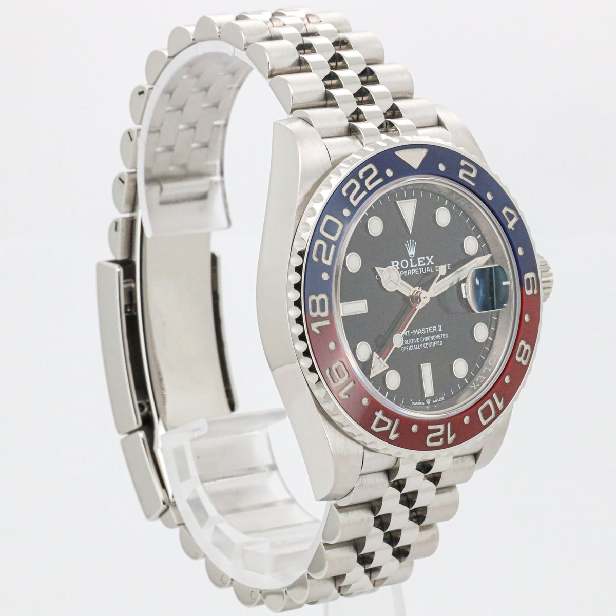 Rolex GMT-Master II 40 126710BLRO Pepsi Jubilee Edelstahl Automatik B&P DifFR19576 X