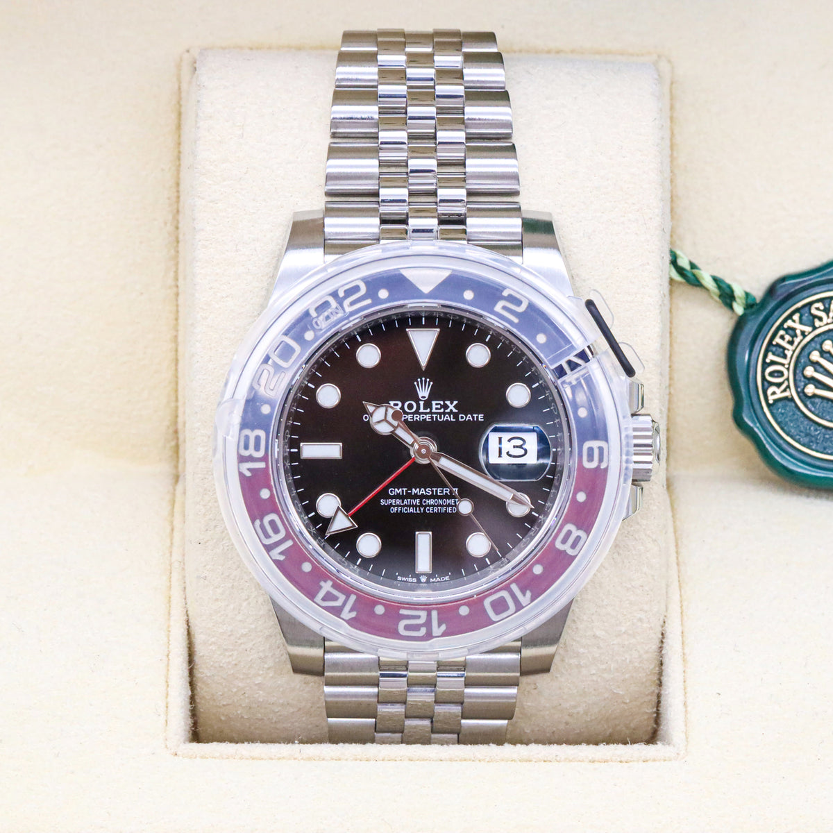 Rolex GMT-Master II 40 126710BLRO Pepsi Jubilee Edelstahl Automatik B&P DifFR19576 X