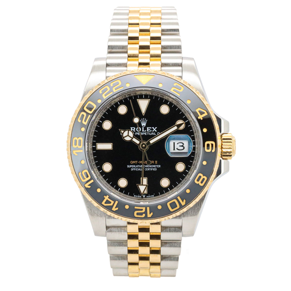 Rolex GMT-Master II 40mm 126713GRNR Zombie Stahl/Gold Automatik B&P Dif19553