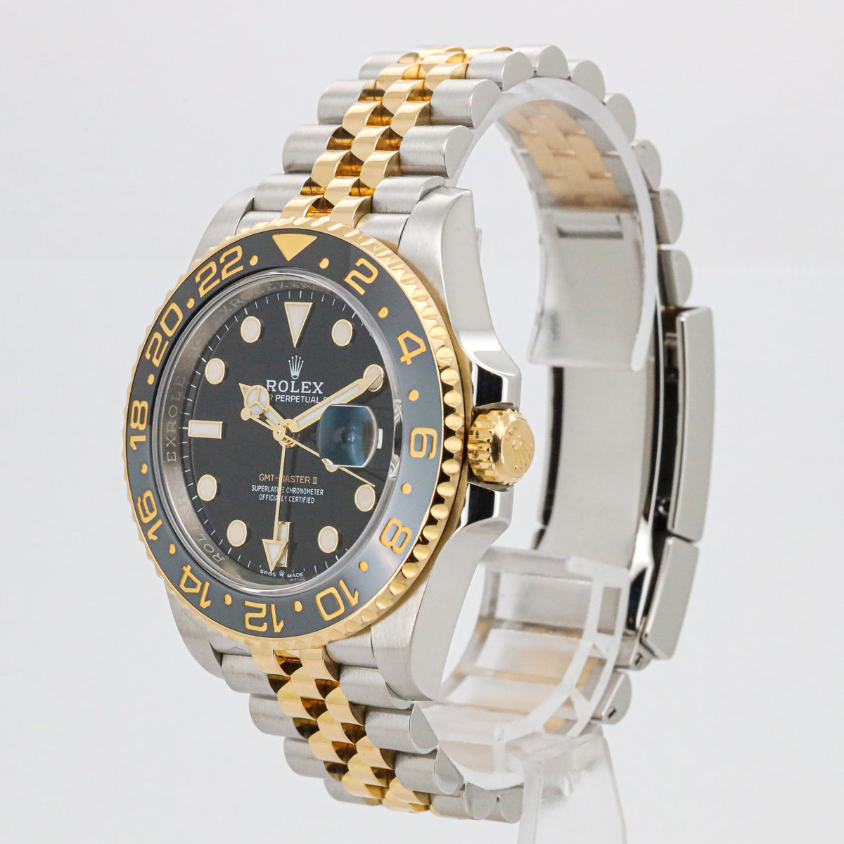 Rolex GMT-Master II 40mm 126713GRNR Zombie Stahl/Gold Automatik B&P Dif19553