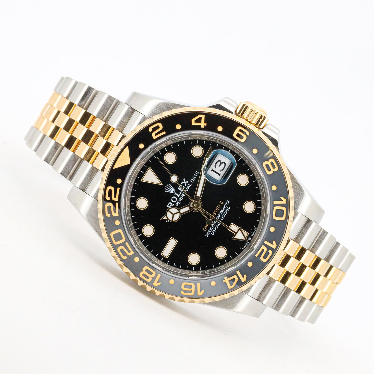 Rolex GMT-Master II 40mm 126713GRNR Zombie Stahl/Gold Automatik B&P Dif19553