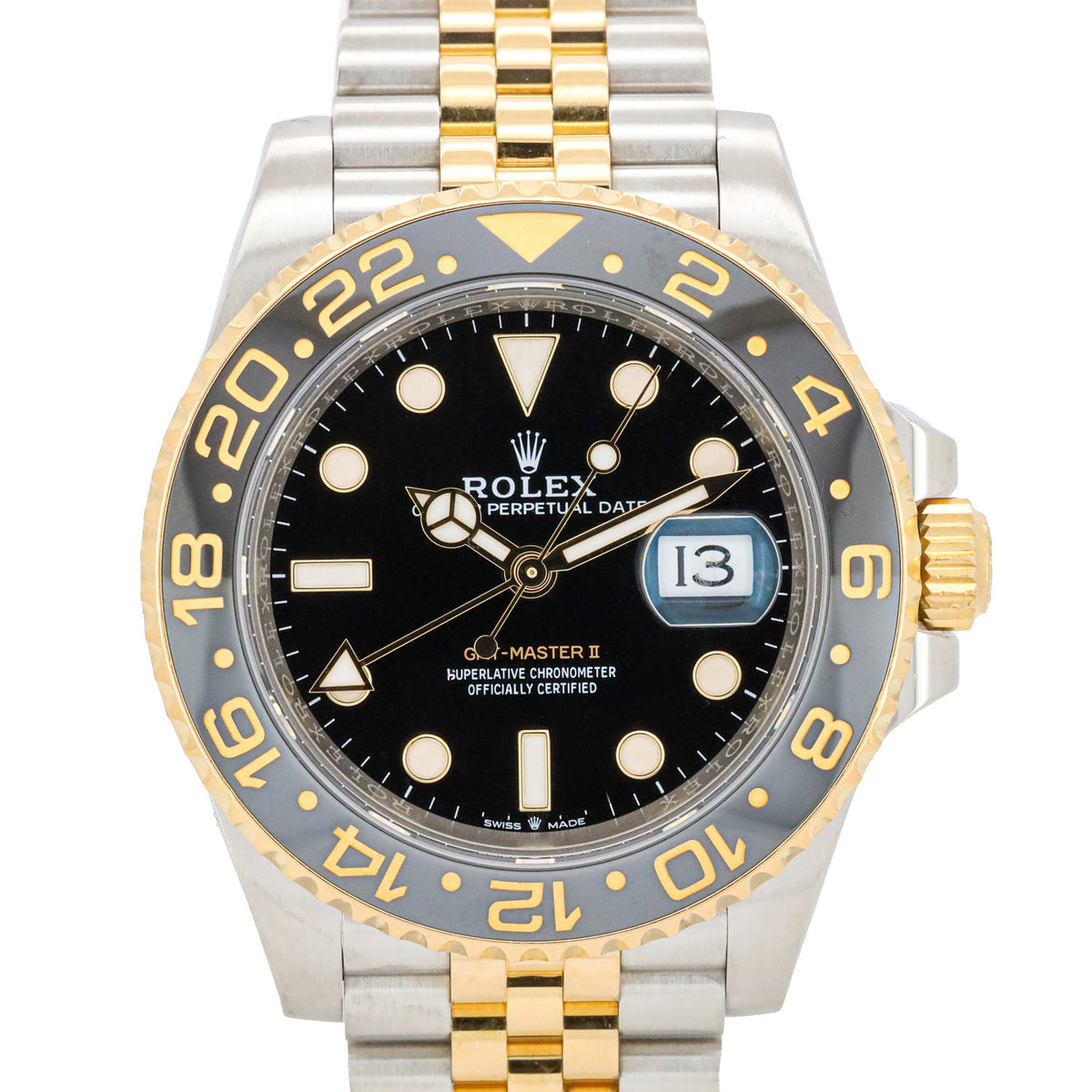 Rolex GMT-Master II 40mm 126713GRNR Zombie Stahl/Gold Automatik B&P Dif19553