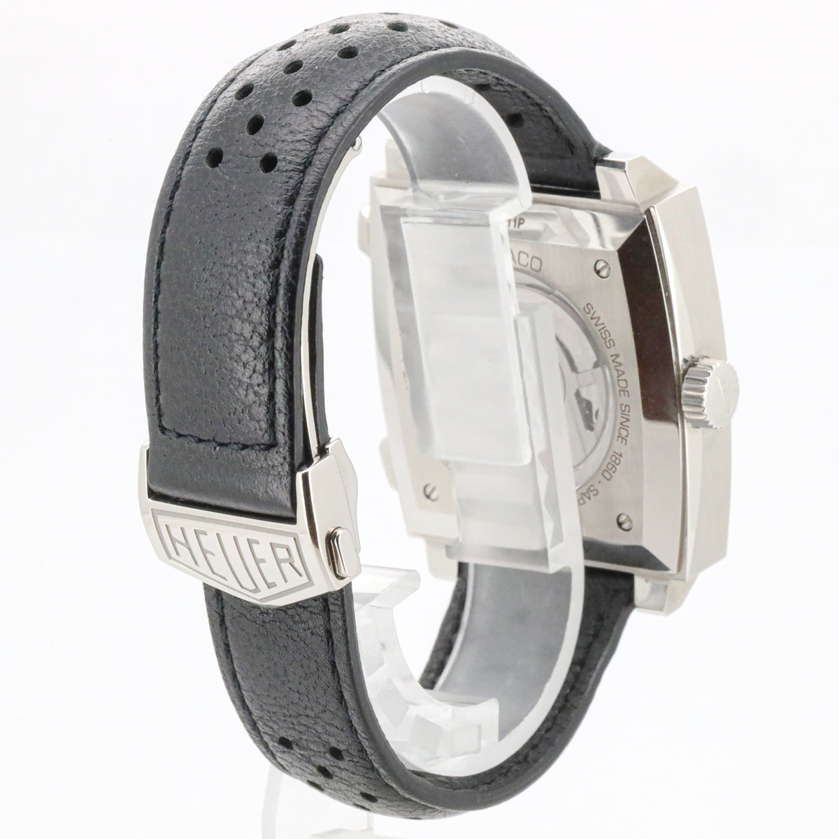 Tag Heuer Monaco 39mm Cal.11 CAW211P Leder Chronograph Box AVS19052
