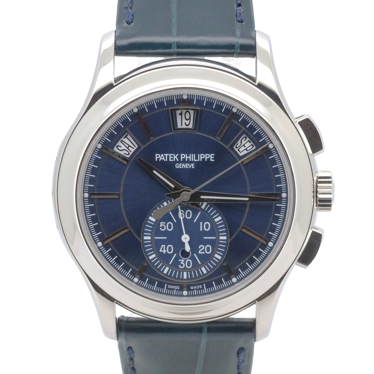 Patek Philippe Annual Calendar 5905P Chronograph  42mm Blue Dial Platin T