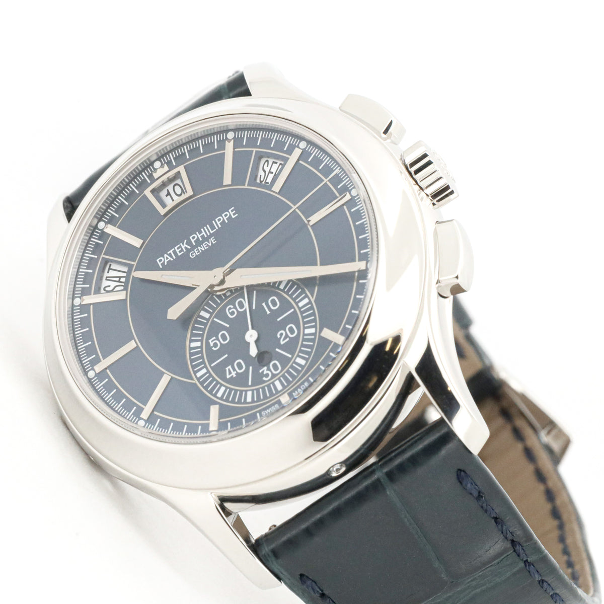 Patek Philippe Annual Calendar 5905P Chronograph  42mm Blue Dial Platin T