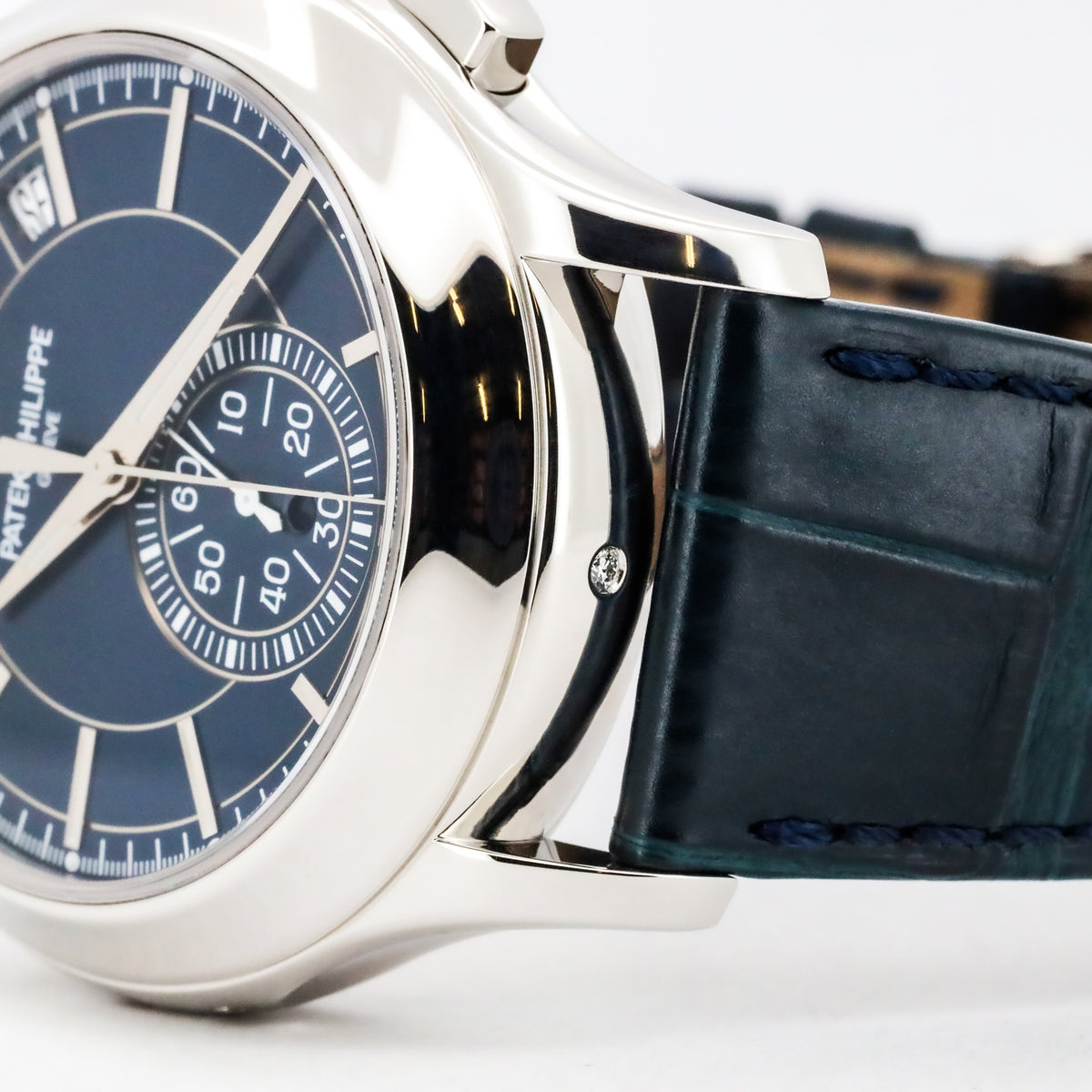 Patek Philippe Annual Calendar 5905P Chronograph  42mm Blue Dial Platin T