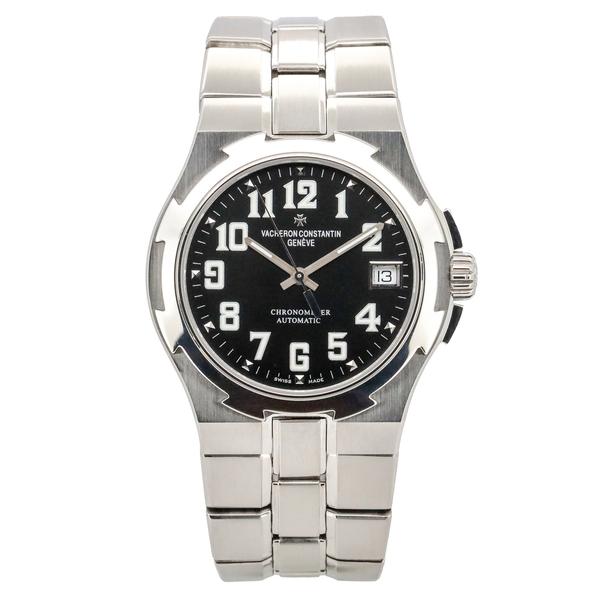 Vacheron Constantin Overseas 42042/423A 37mm Black Dial Automatik  Edelstahl mit Box Dif35422 X