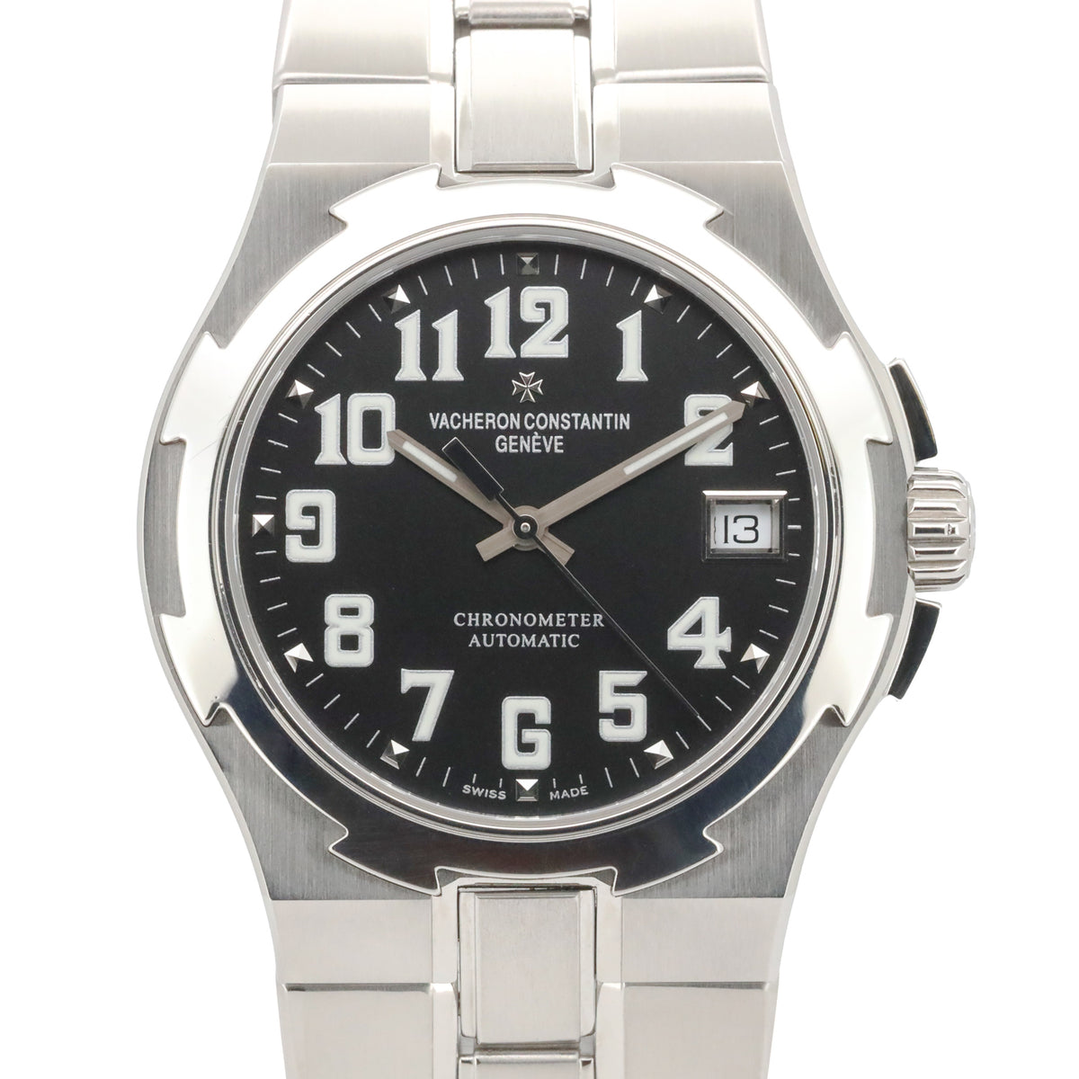 Vacheron Constantin Overseas 42042/423A 37mm Black Dial Automatik  Edelstahl mit Box Dif35422 X