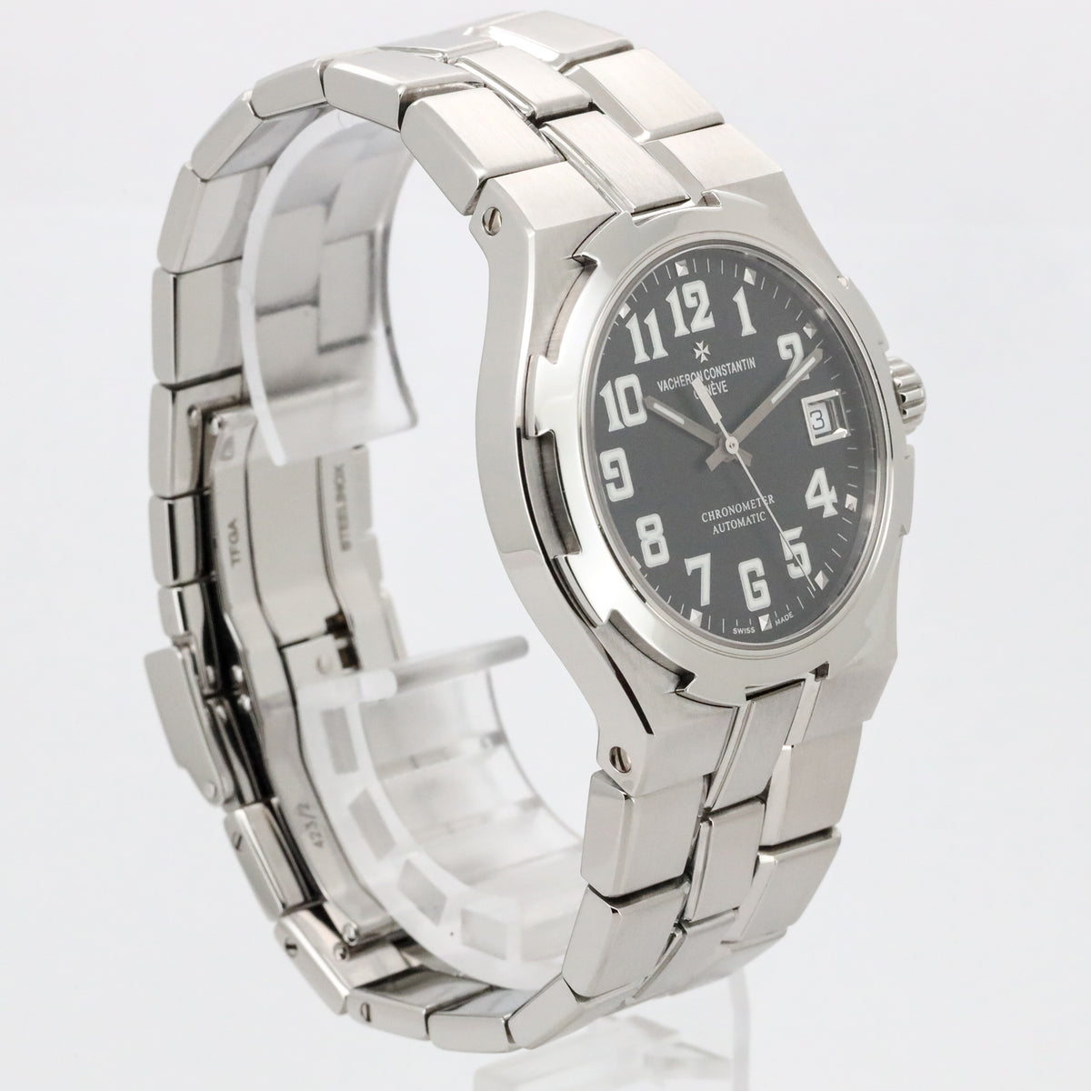 Vacheron Constantin Overseas 42042/423A 37mm Black Dial Automatik  Edelstahl mit Box Dif35422 X