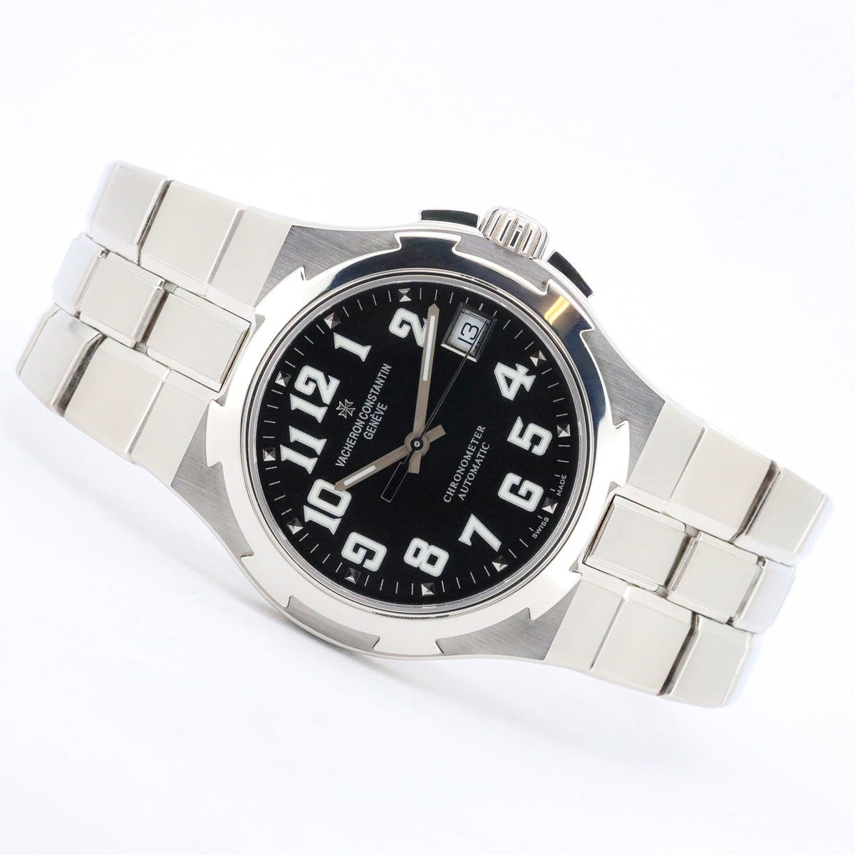 Vacheron Constantin Overseas 42042/423A 37mm Black Dial Automatik  Edelstahl mit Box Dif35422 X