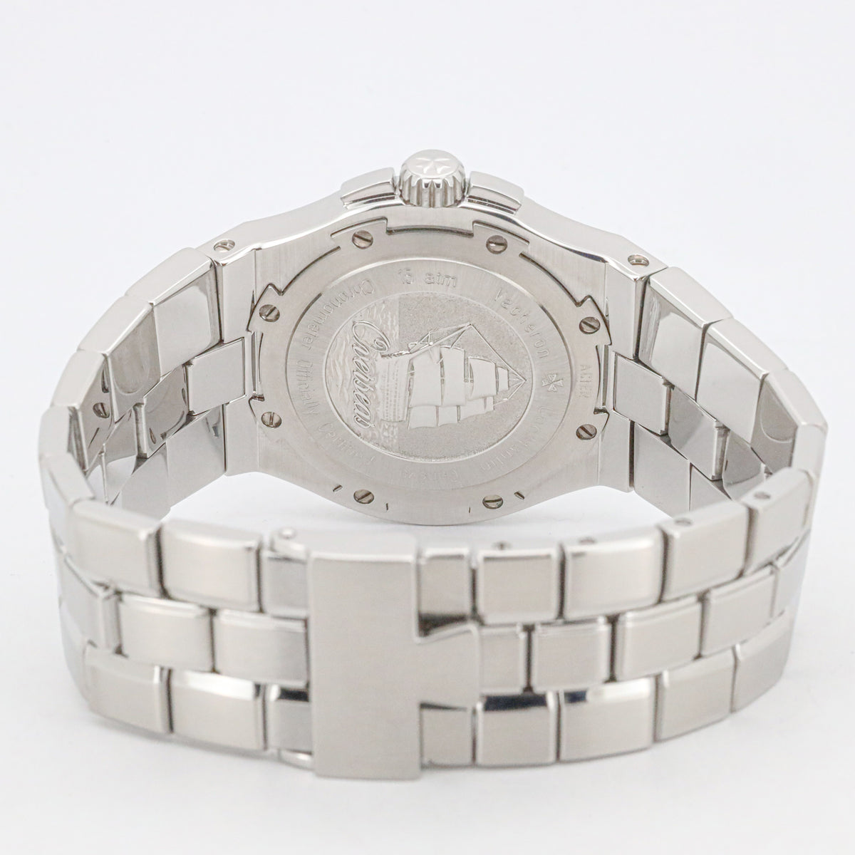 Vacheron Constantin Overseas 42042/423A 37mm Black Dial Automatik  Edelstahl mit Box Dif35422 X