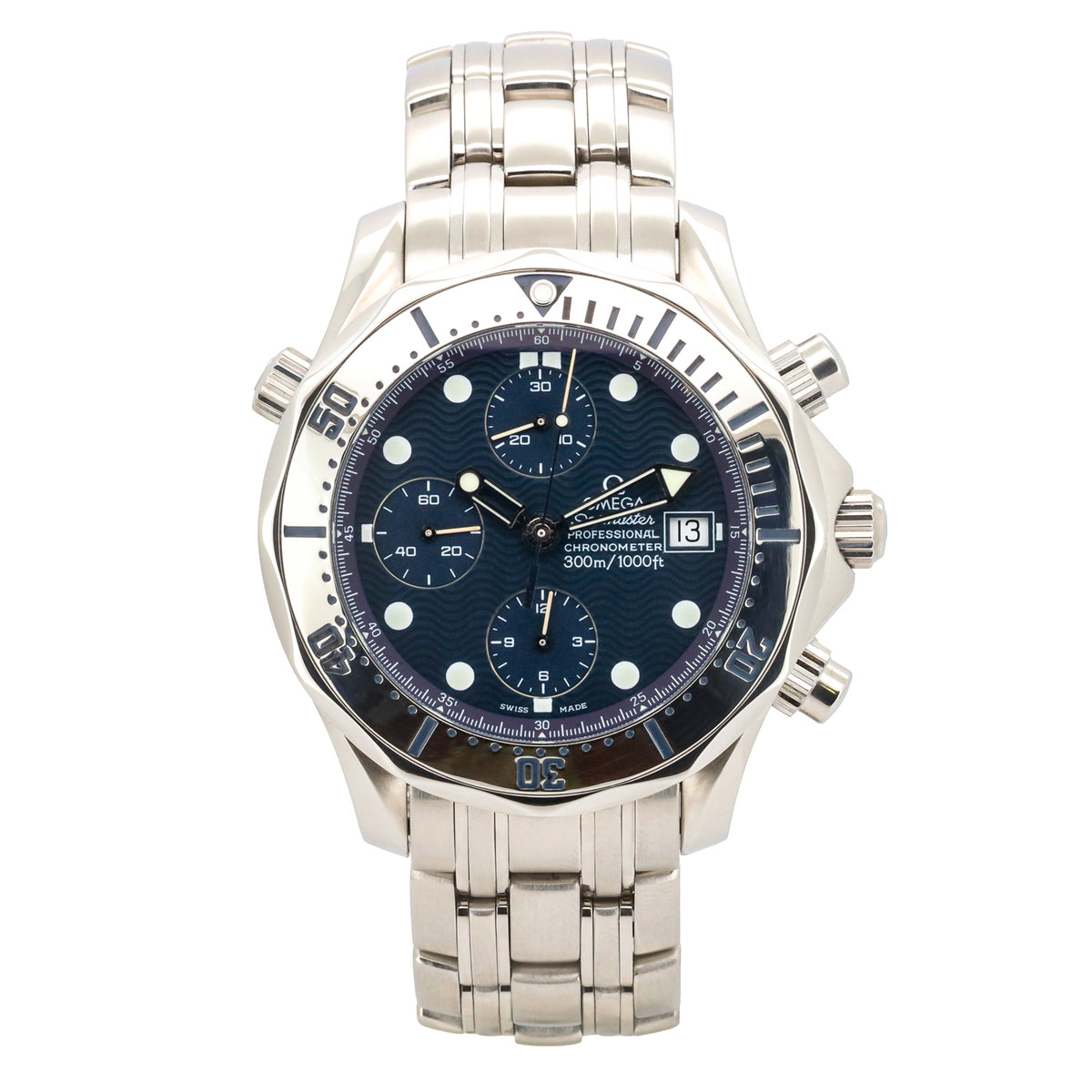 Omega Seamster Diver 300M 41mm Professional 25988000 B&P Blue Dial Edelstahl  AVS19042
