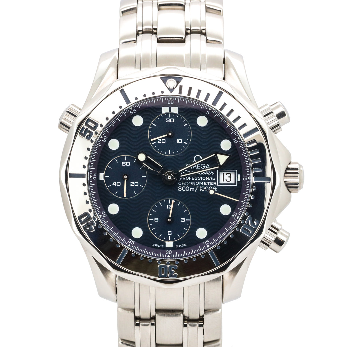 Omega Seamster Diver 300M 41mm Professional 25988000 B&P Blue Dial Edelstahl  AVS19042