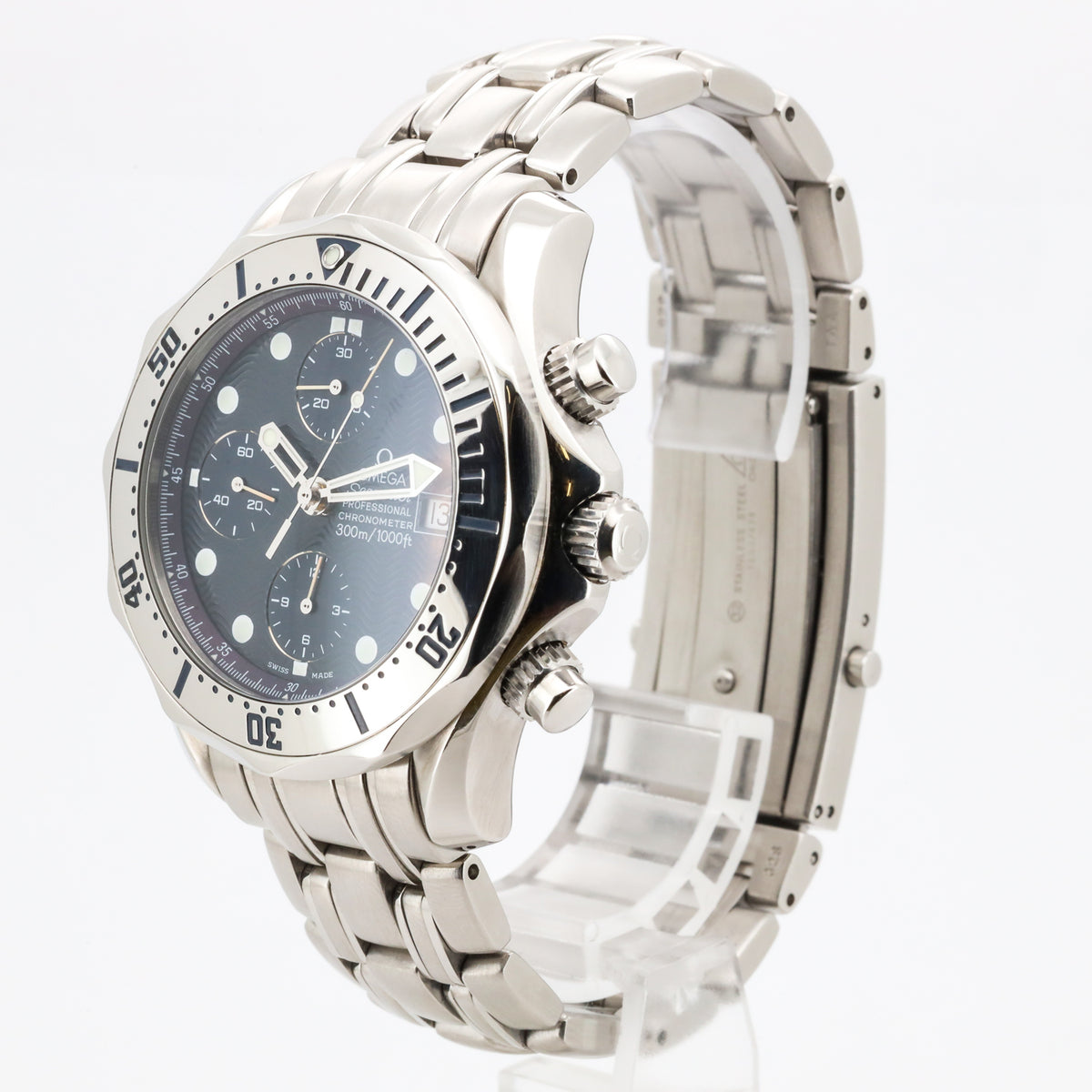 Omega Seamster Diver 300M 41mm Professional 25988000 B&P Blue Dial Edelstahl  AVS19042