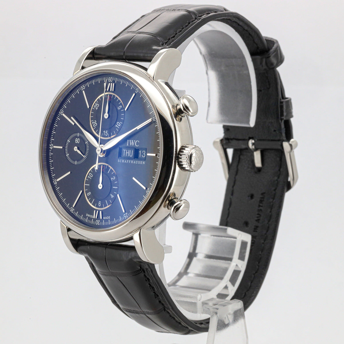 IWC Portofino 42mm Chronograph IW391008 Edelstahl Automatik Dif AVS19065 X