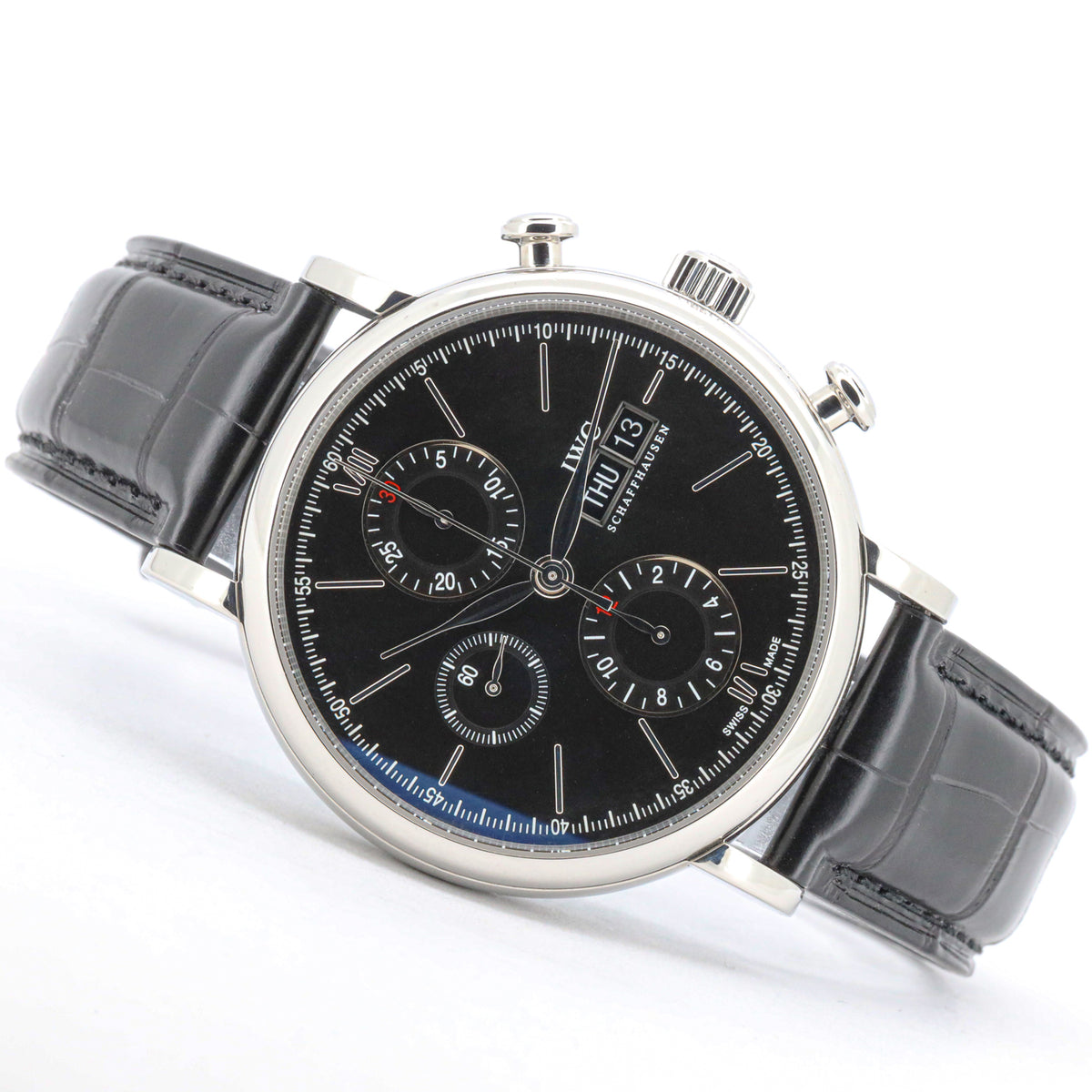 IWC Portofino 42mm Chronograph IW391008 Edelstahl Automatik Dif AVS19065 X