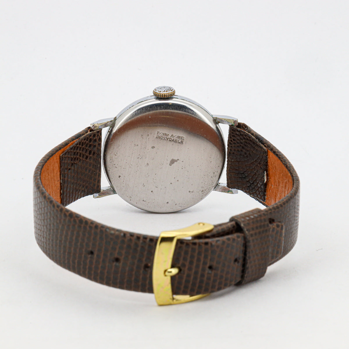 Baume & Mercier Vintage 33mm 1950 15 Rubis Salmon Dial Dif21716