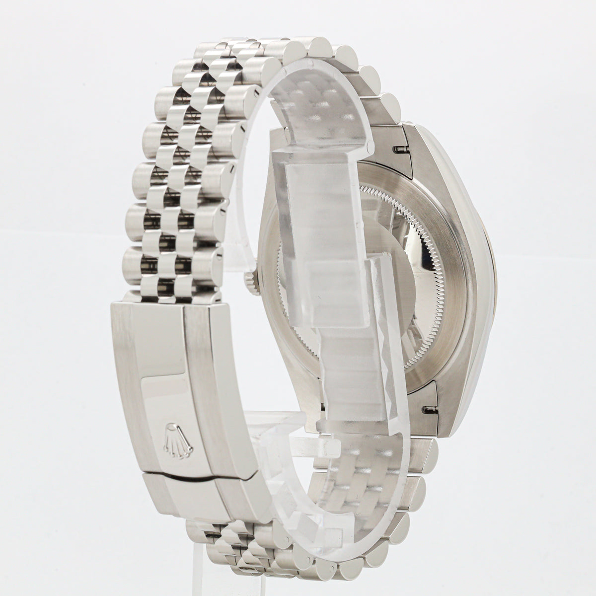 Rolex Datejust 41 126334 Rhodium Jubilee unpoliert Edelstahl B&P Dif38744