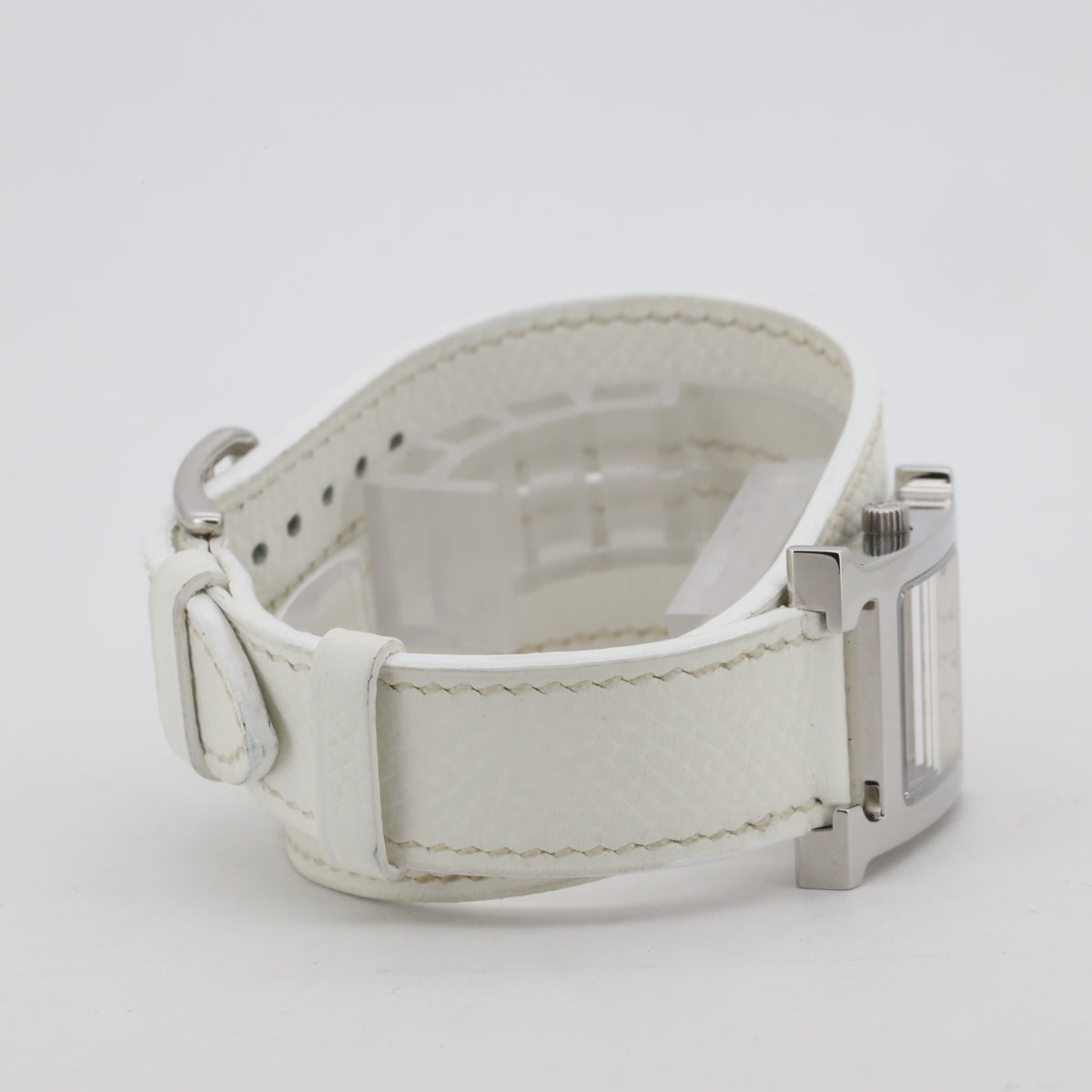 Hermès Heure H 21mm HH1.210 Quartz Edelstahl White Dial Dif AVS19071 X