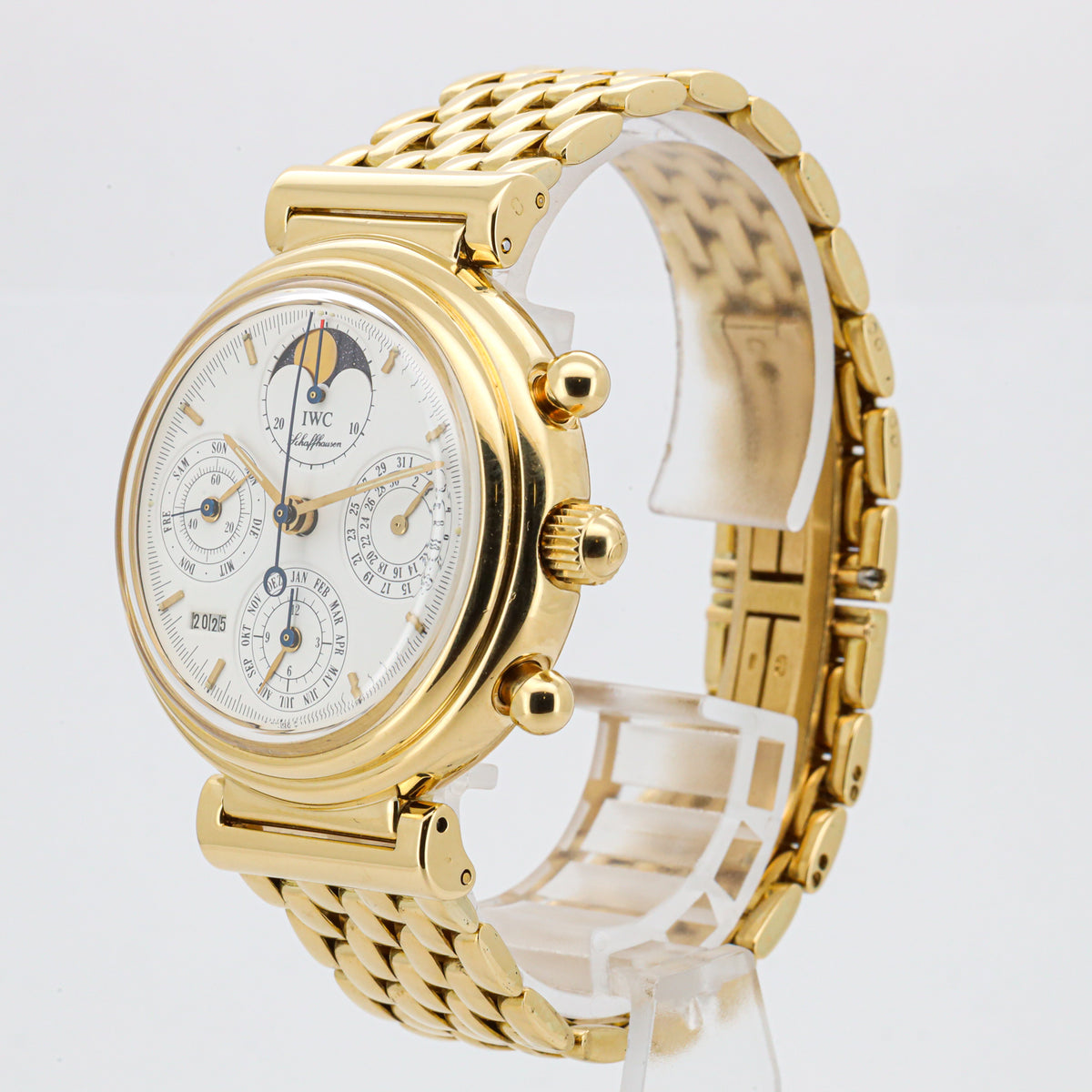 IWC Schaffhausen Da Vinci IW3750 39mm Perpetual Calender 750 Chrono Dif31911 X